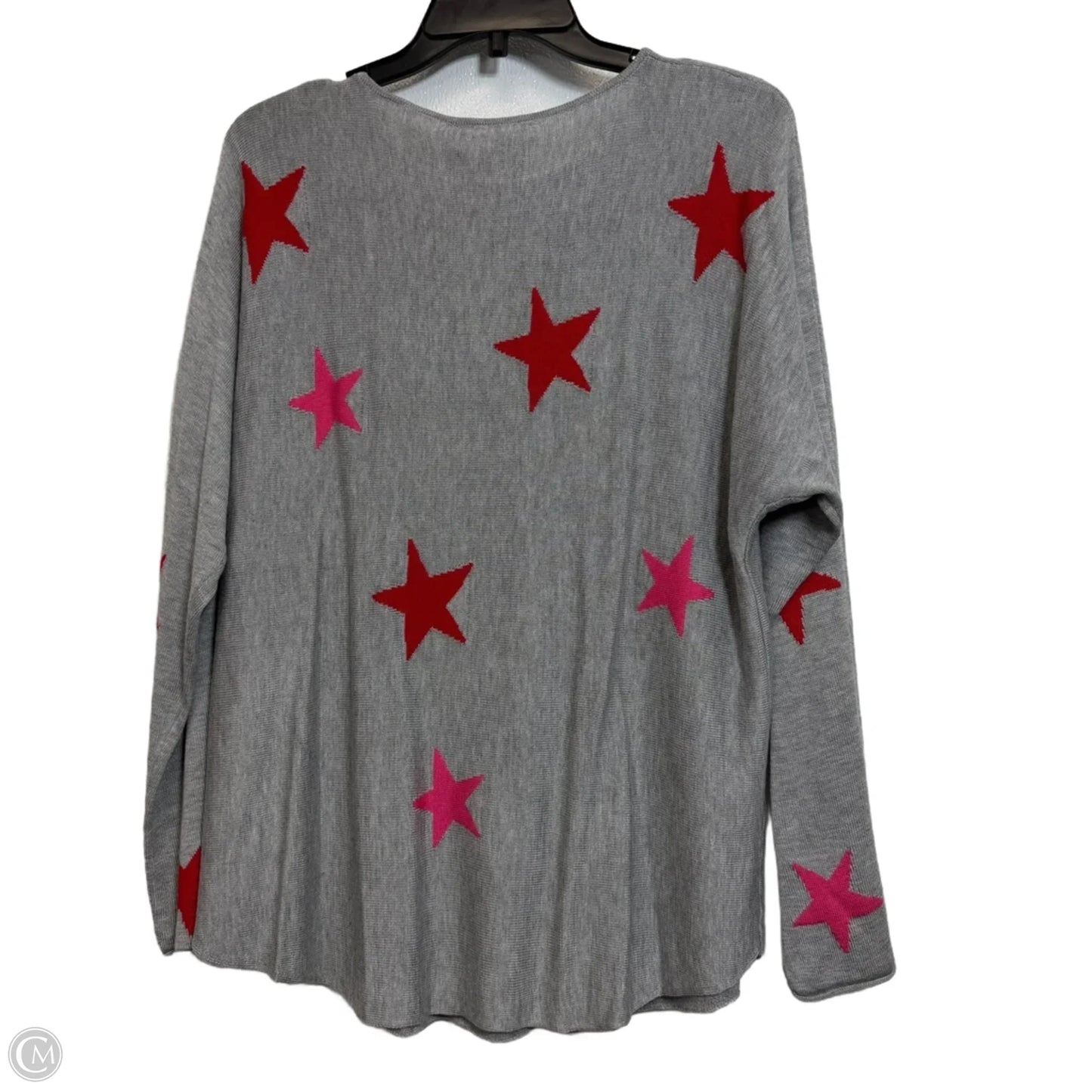 Top Long Sleeve By Clothes Mentor In Grey, Size: L