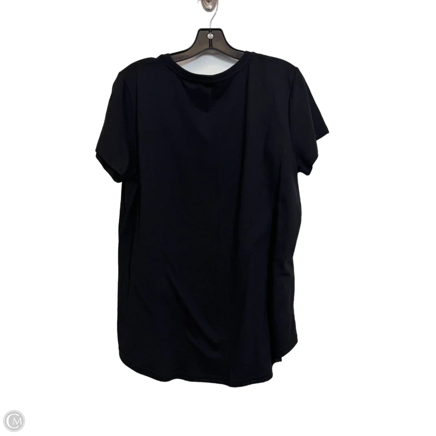 Top Short Sleeve By Tek Gear In Black, Size: Xl