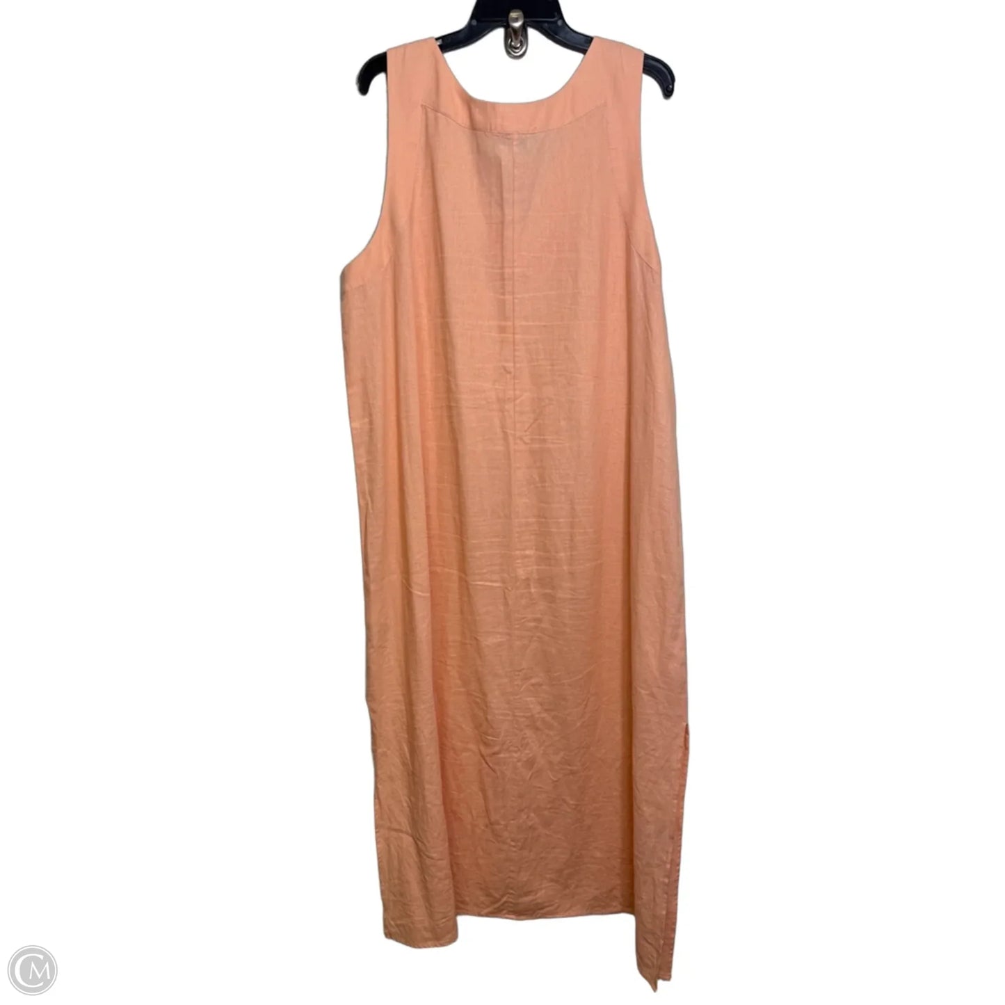 Dress Casual Maxi By Dkny In Orange, Size: Xxl