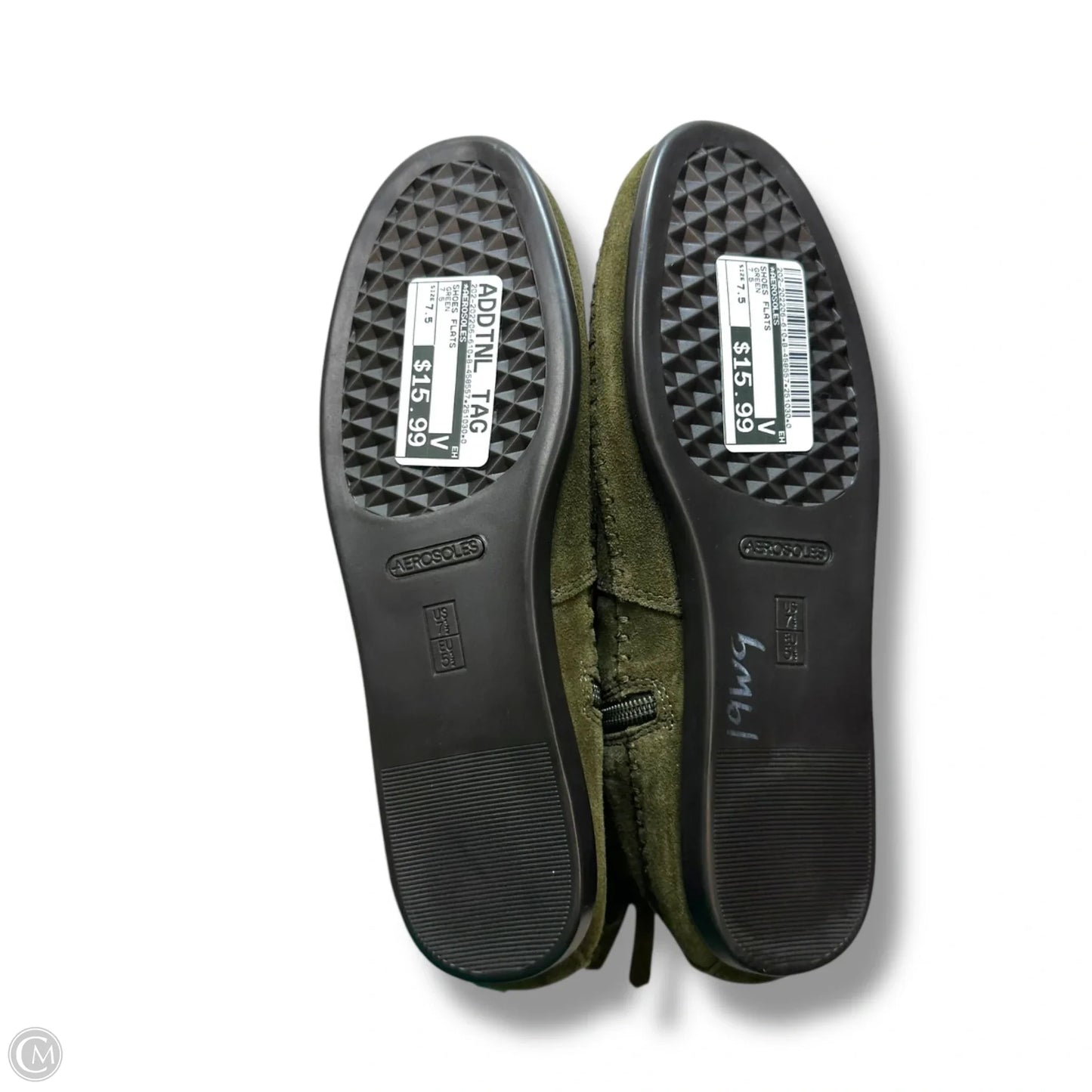 Shoes Flats By Aerosoles In Green, Size: 7.5