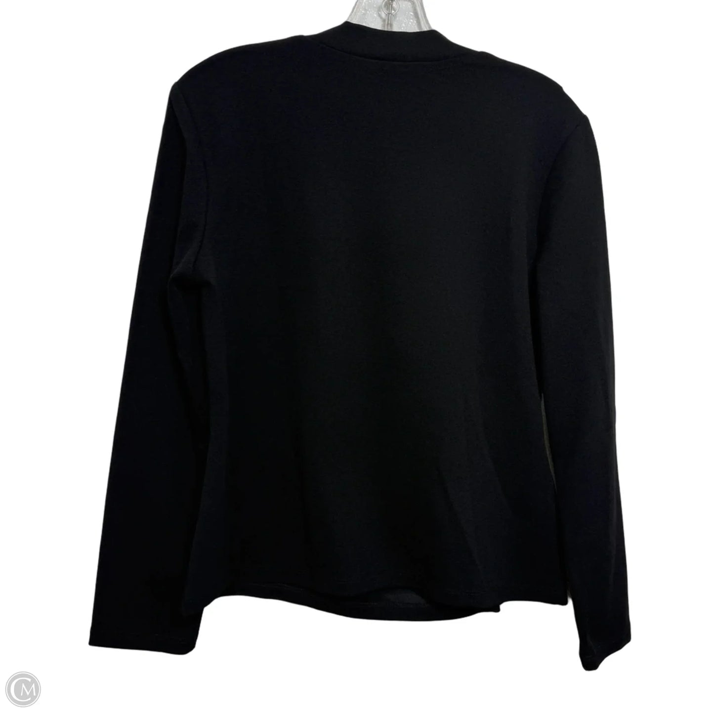 Top Long Sleeve By Ann Taylor In Black, Size: M