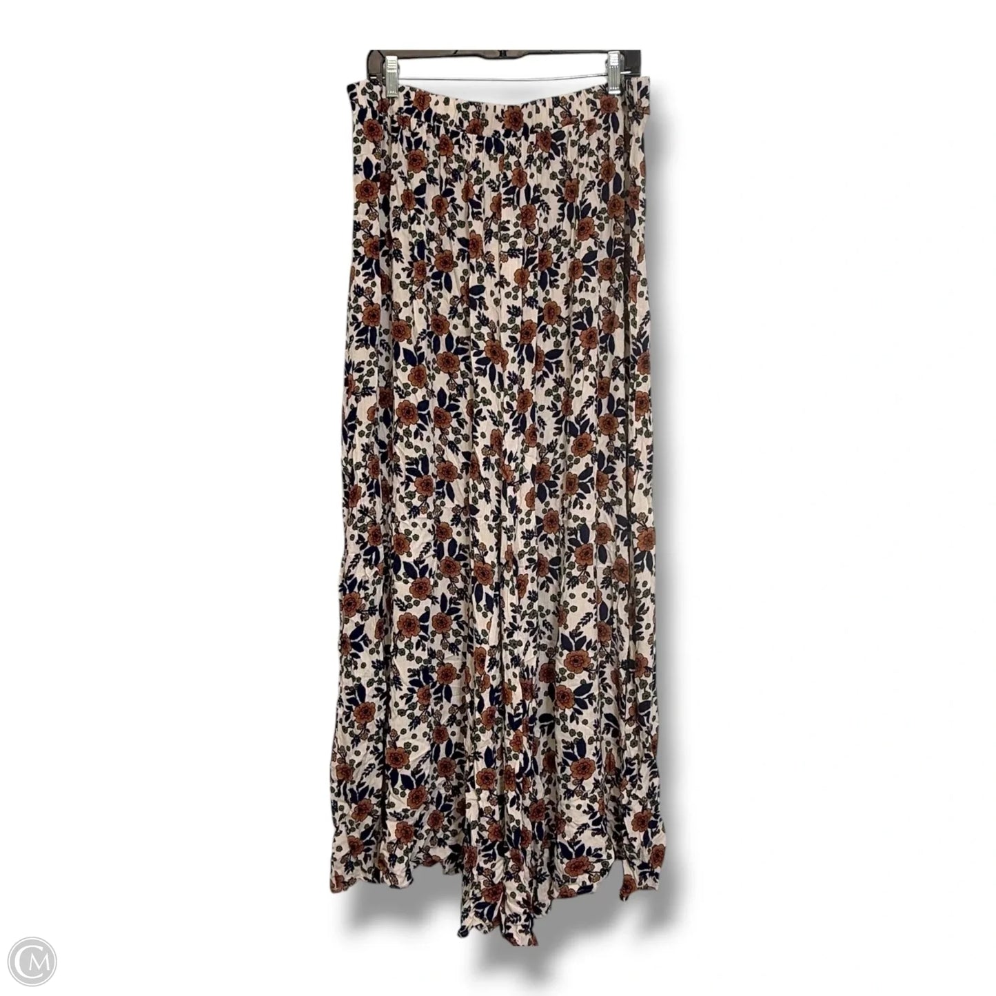 Skirt Maxi By Bobeau In Floral Print, Size: L