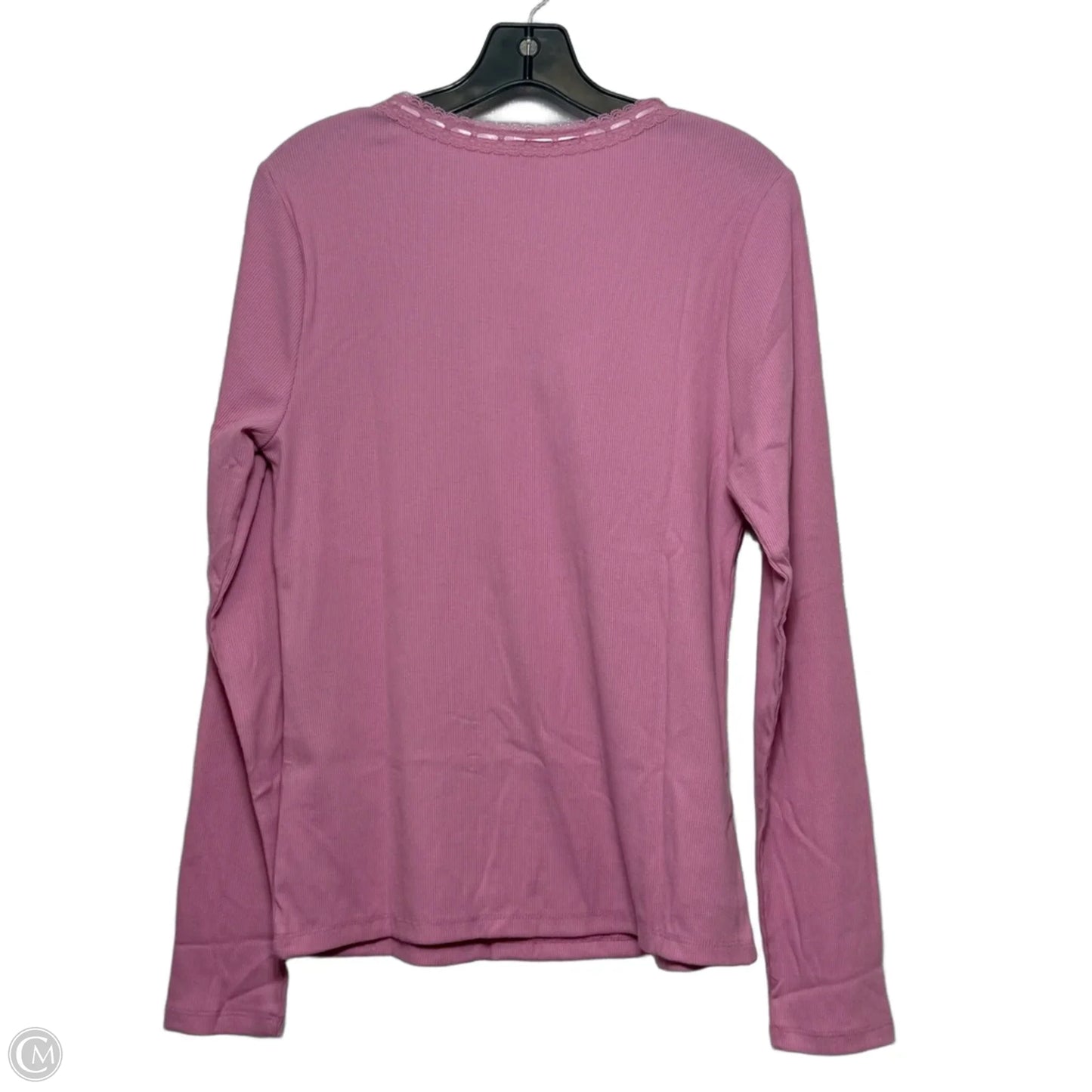 Top Long Sleeve By Old Navy In Pink, Size: L