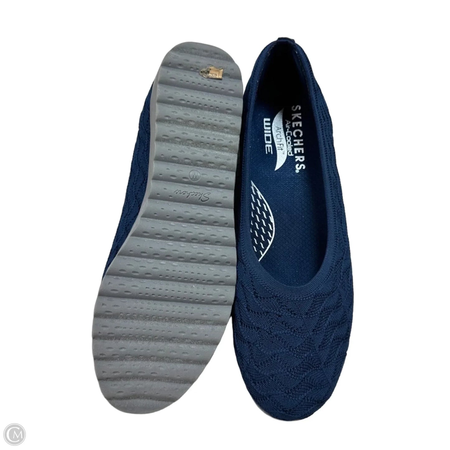 Shoes Flats By Skechers In Blue, Size: 9