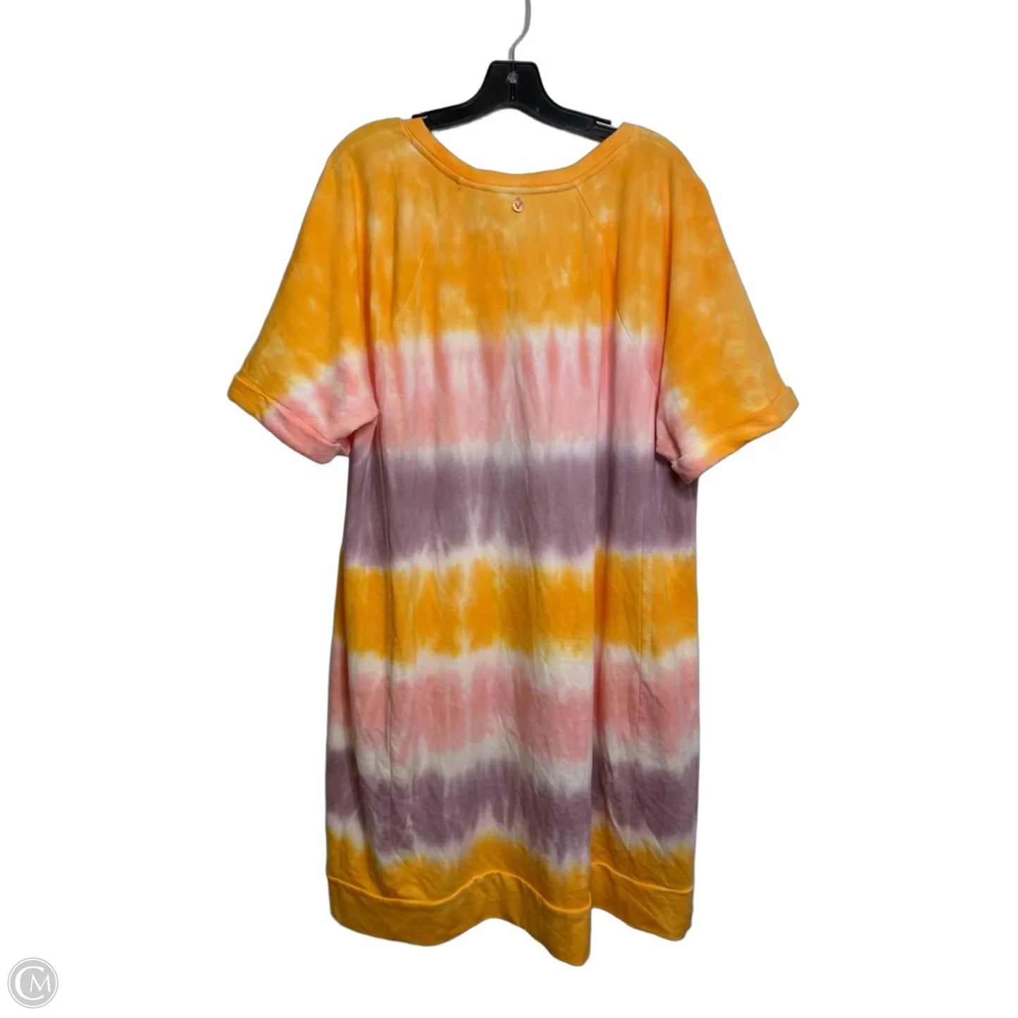 Dress Casual Midi By Livi Active In Orange, Size: 2x