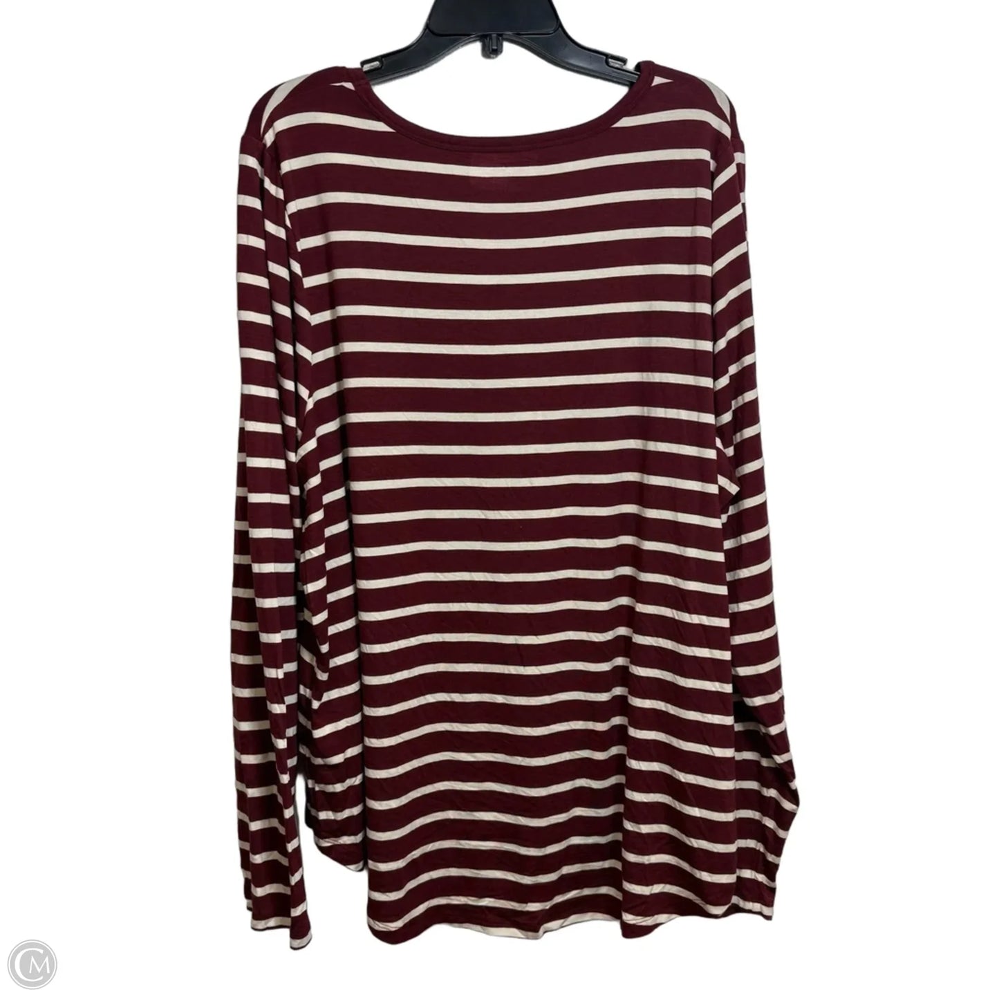Top Long Sleeve By Lane Bryant In Red, Size: 2x