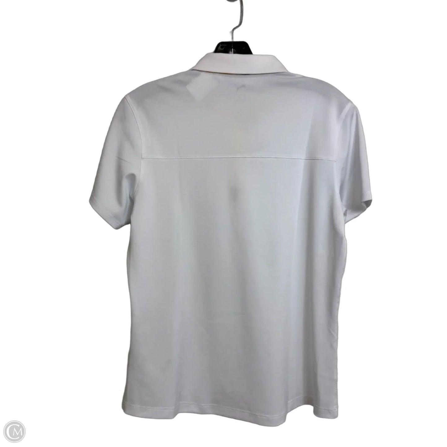 Top Short Sleeve By Puma In White, Size: M