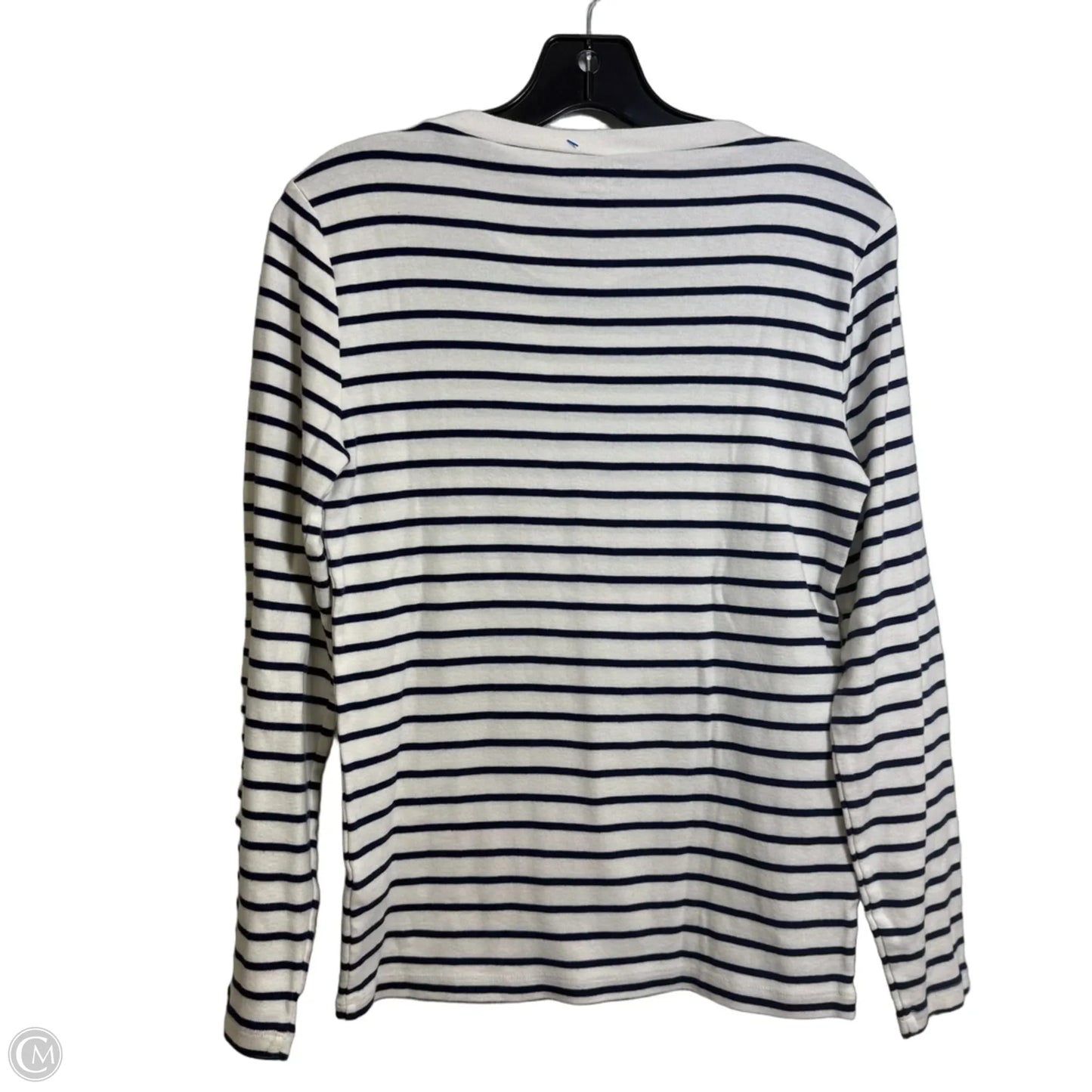 Top Long Sleeve By J. Crew In Striped Pattern, Size: M
