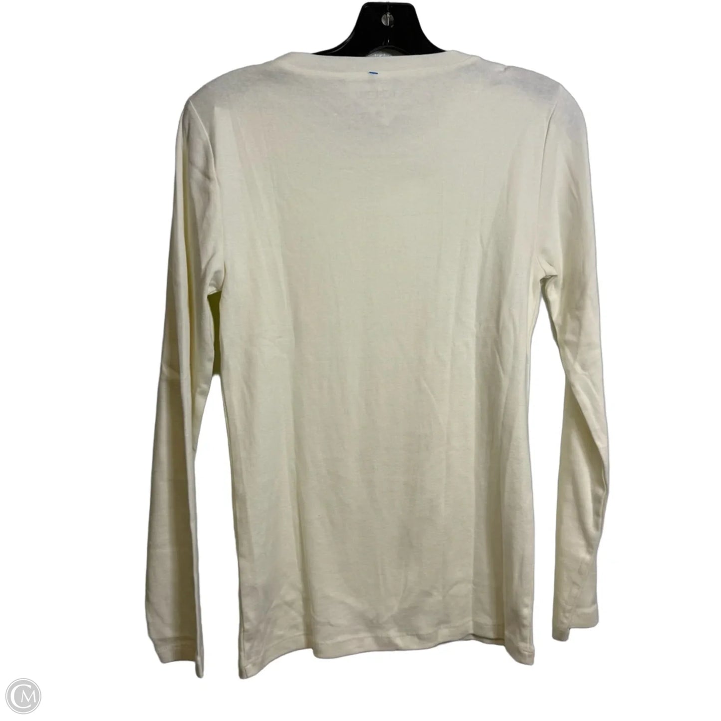 Top Long Sleeve By J. Crew In White, Size: M