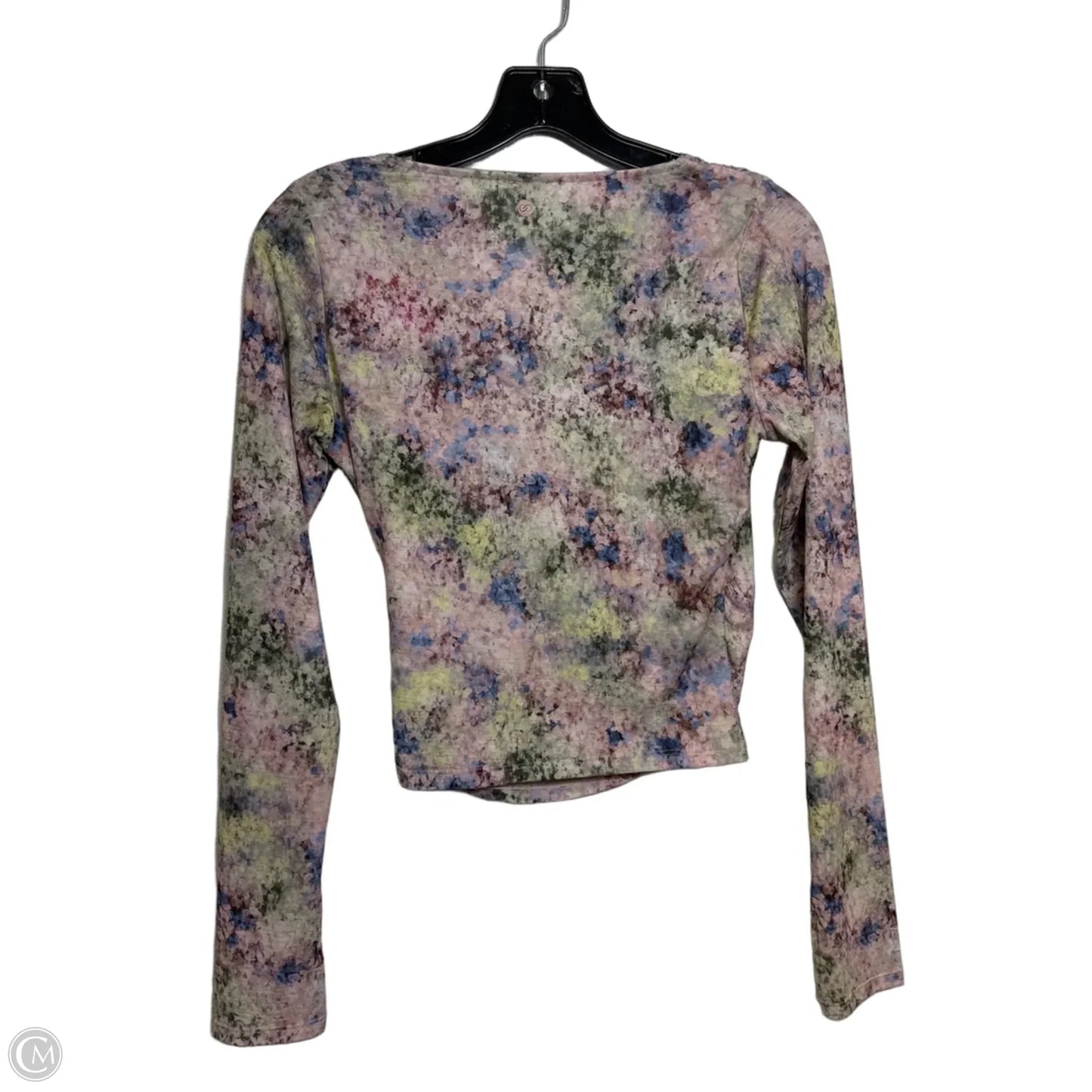 Top Long Sleeve By Calia In Floral Print, Size: S