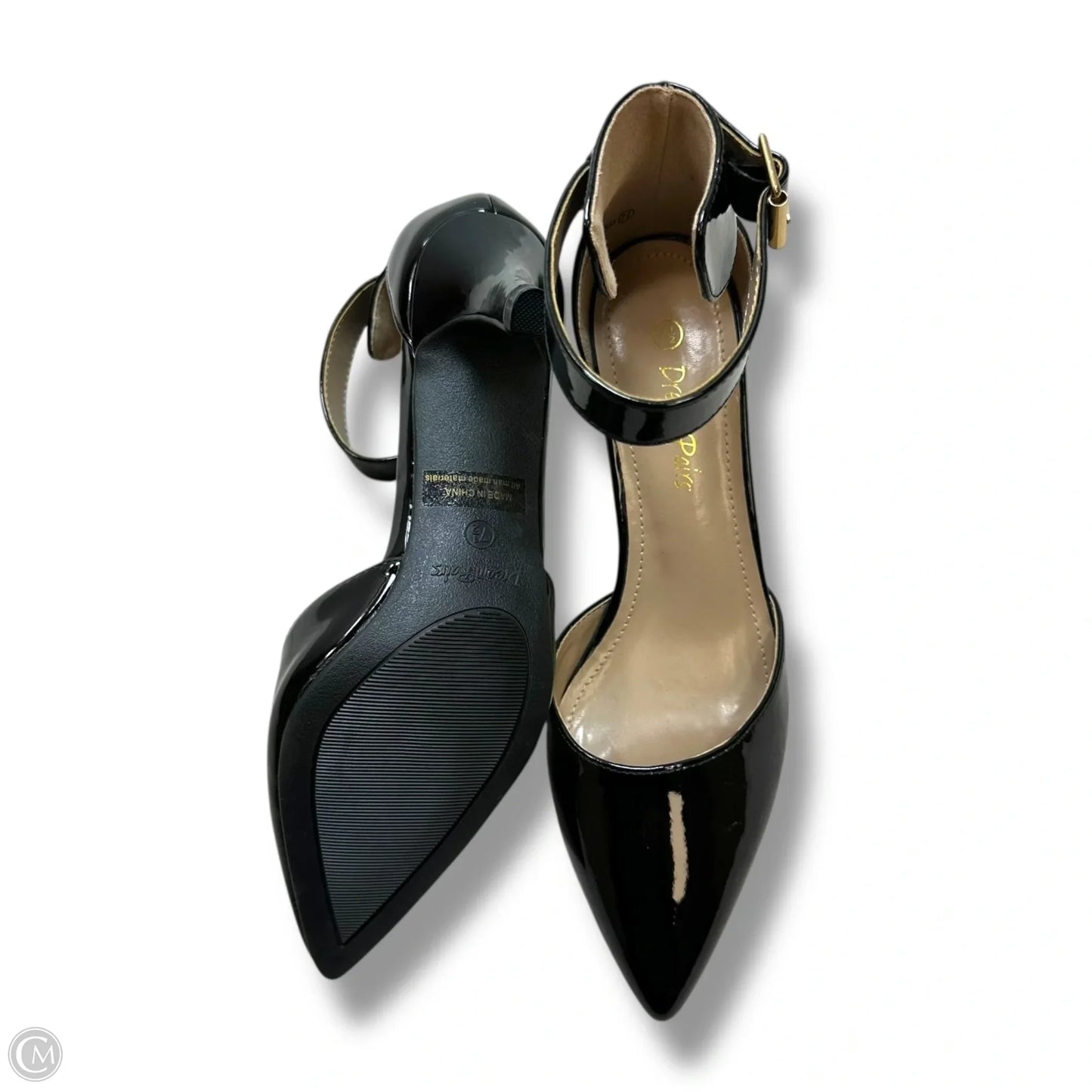 Shoes Heels Kitten By Dream Pairs In Black, Size: 7.5