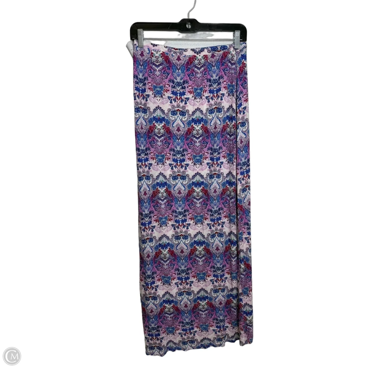 Skirt Maxi By Pink Rose In Paisley Print, Size: L
