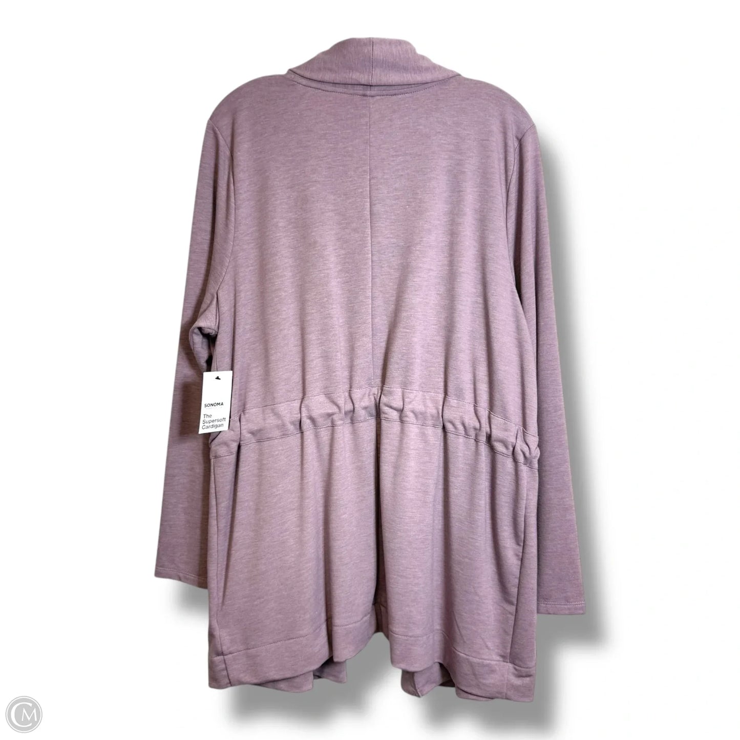 Cardigan By Sonoma In Purple, Size: Xxl