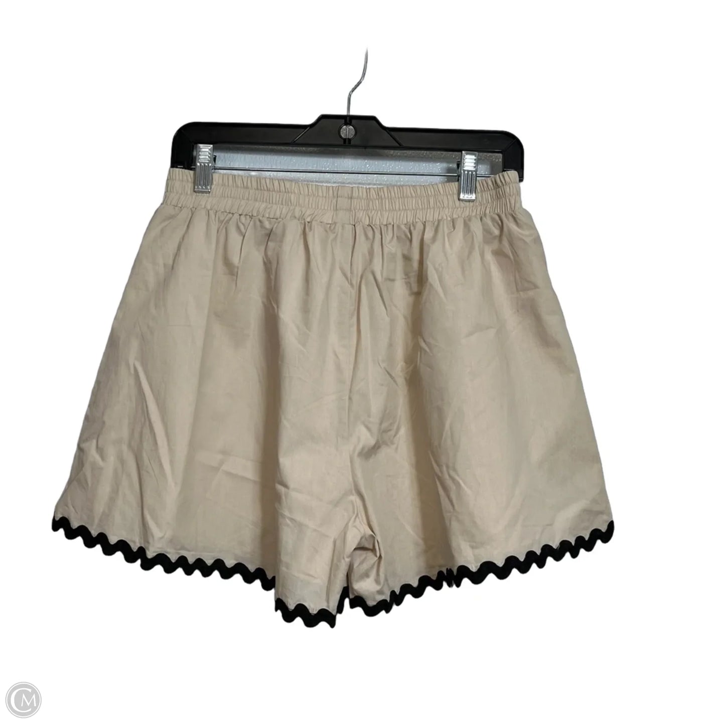 Shorts Set By Clothes Mentor In Brown & Cream, Size: L