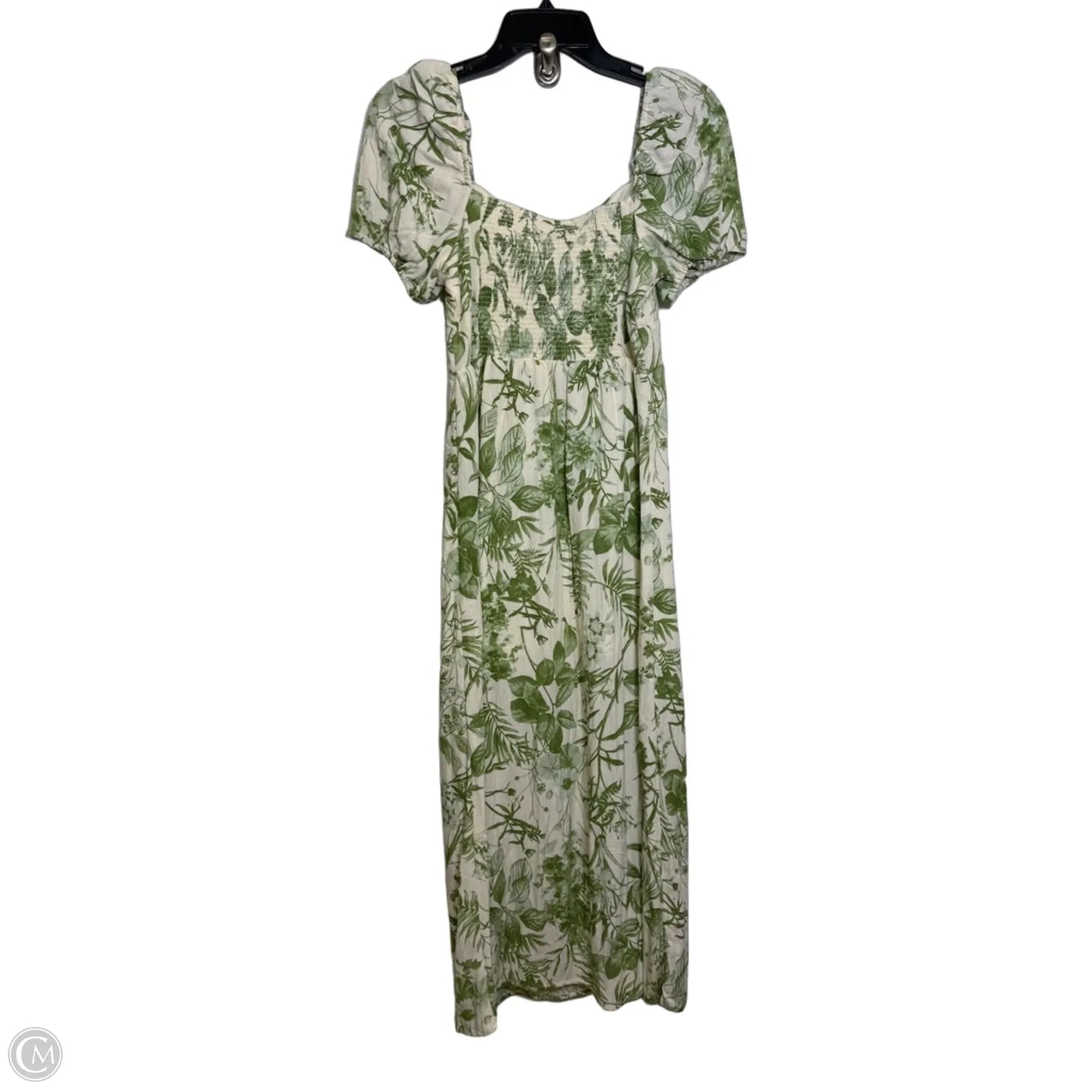Dress Casual Maxi By By The River In Green, Size: M