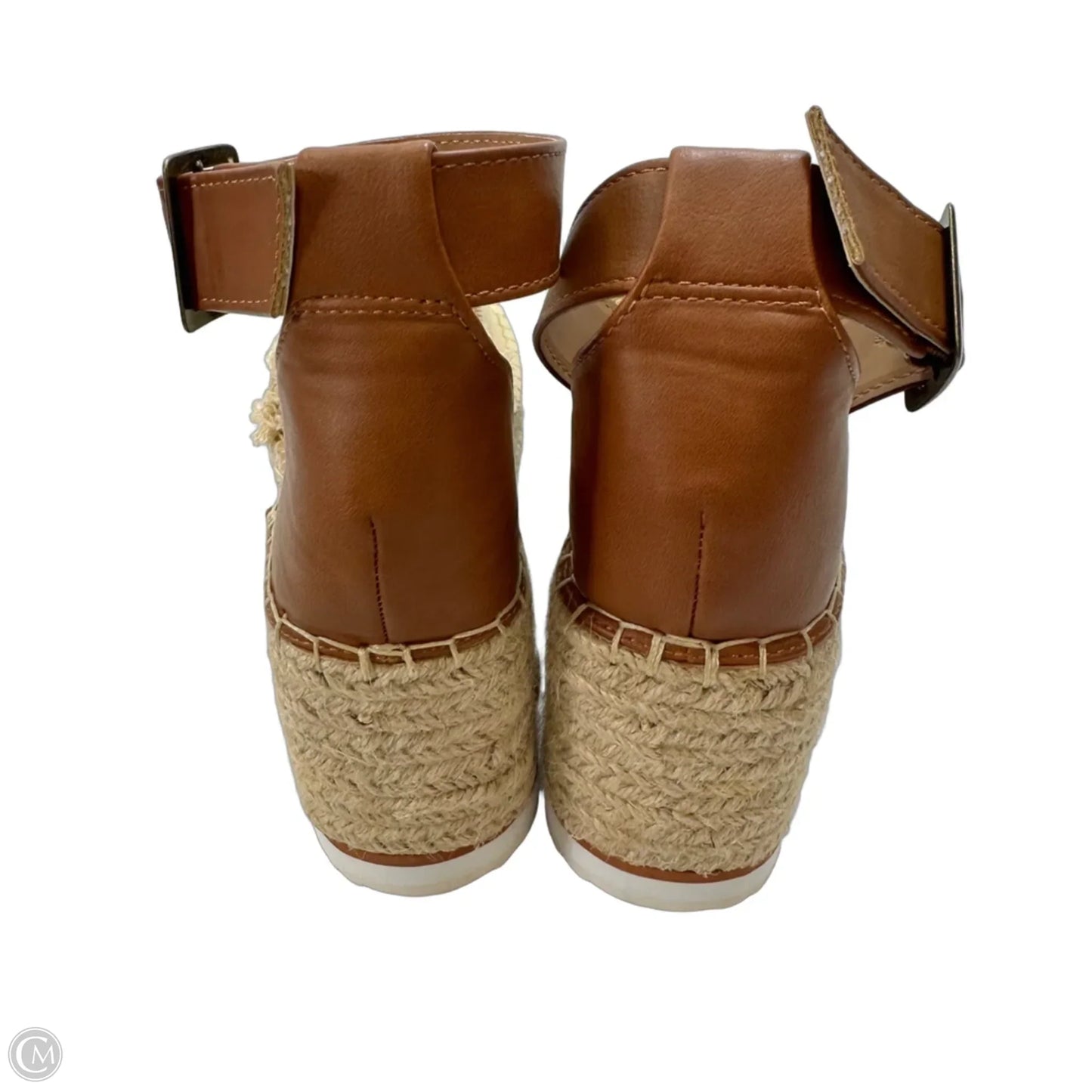 Shoes Heels Wedge By Nautica In Tan, Size: 6.5