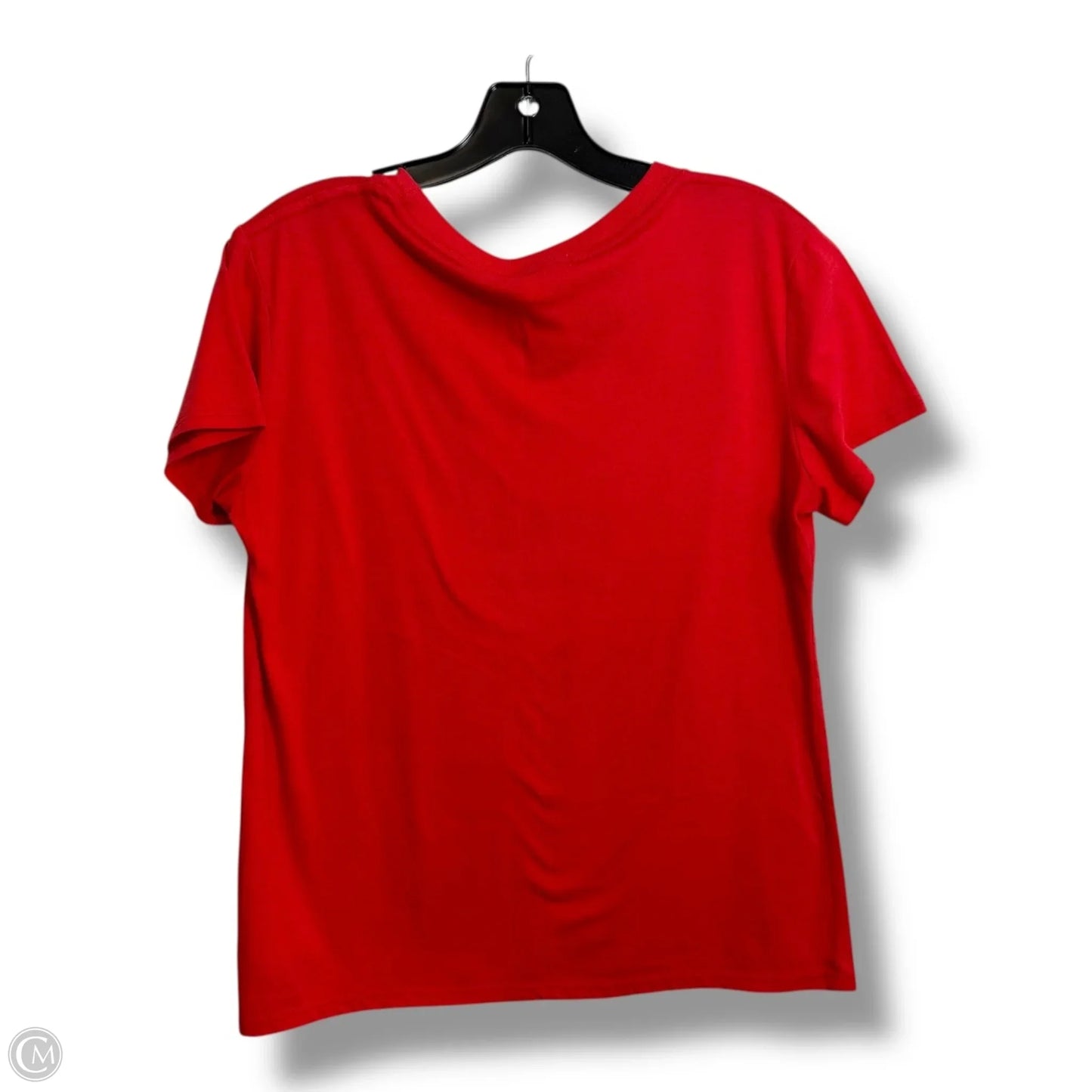 Top Short Sleeve By Clothes Mentor In Red, Size: M