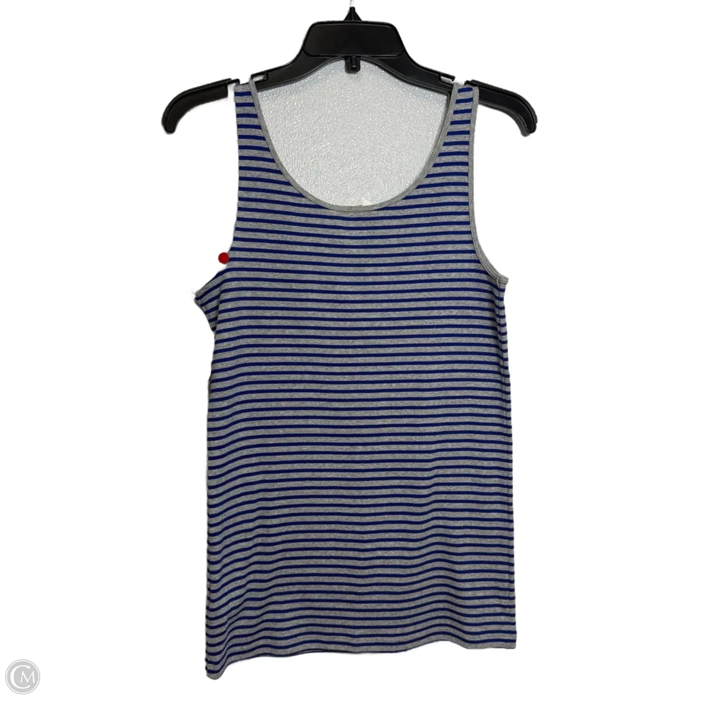 Top Sleeveless By Stylus In Striped Pattern, Size: L