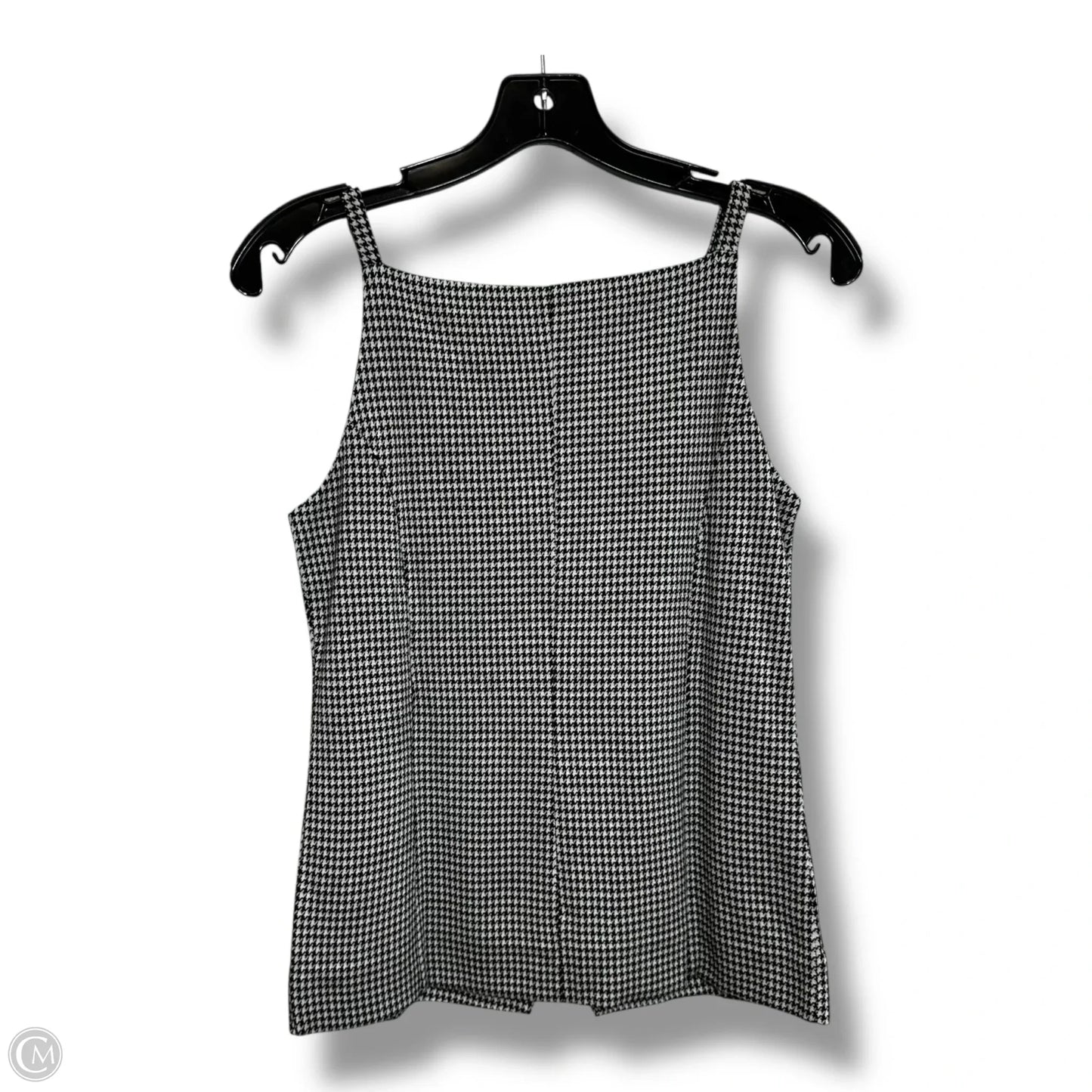 Top Sleeveless By Loft In Checkered Pattern, Size: Xs