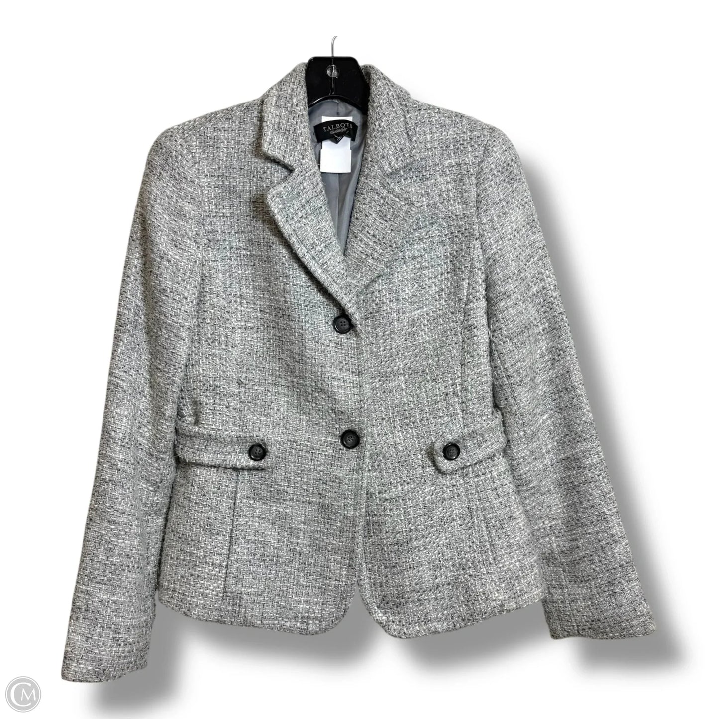 Blazer By Talbots In Grey, Size: 2