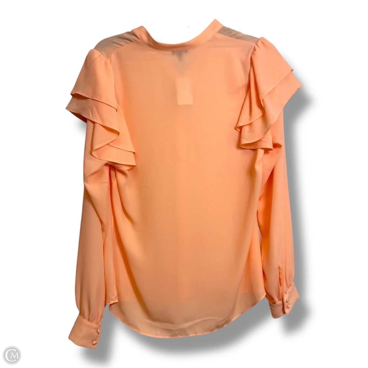 Top Short Sleeve By Express In Orange, Size: M