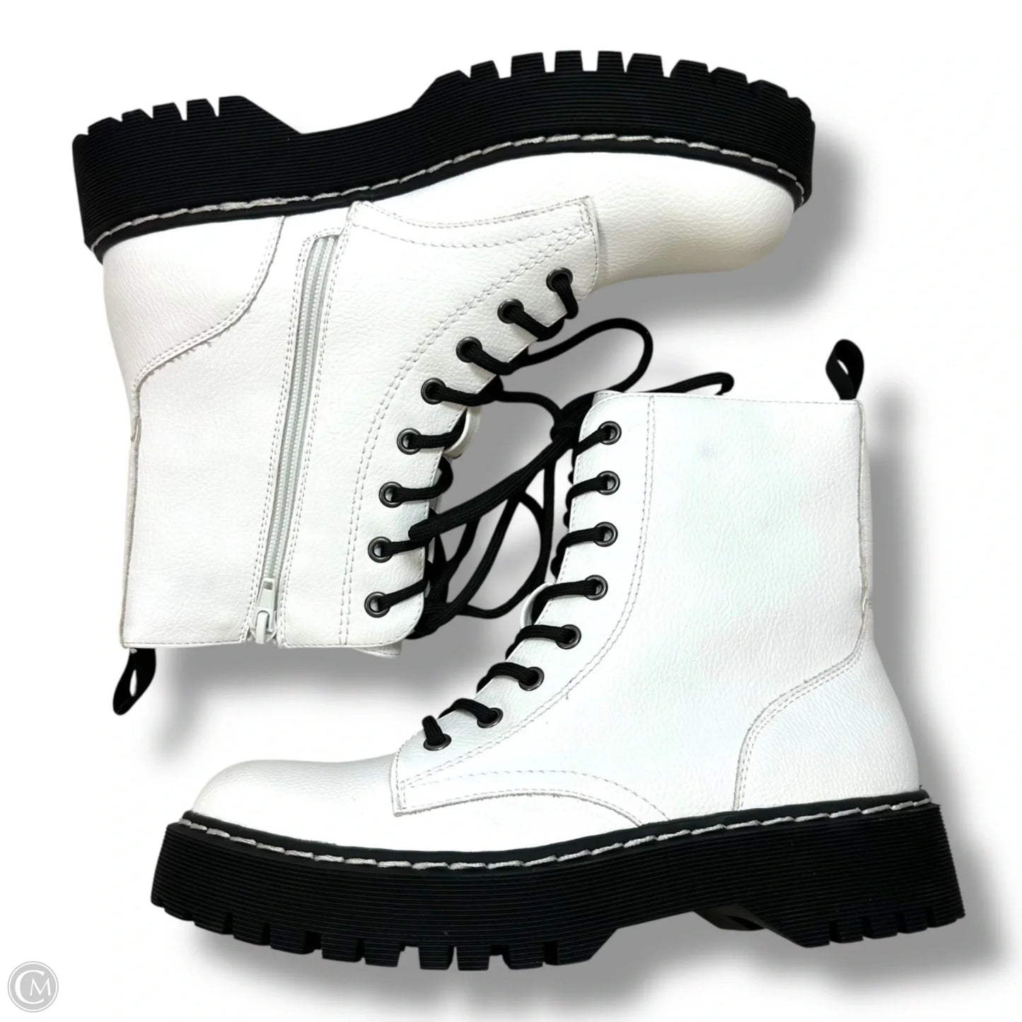 Boots Ankle Flats By Sincerely Jules In White, Size: 8.5