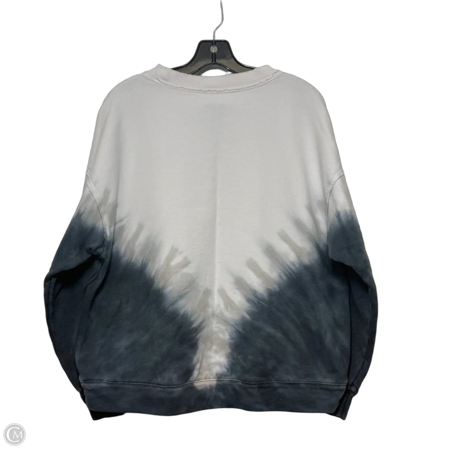 Sweatshirt Collar By Free People In Grey & White, Size: S