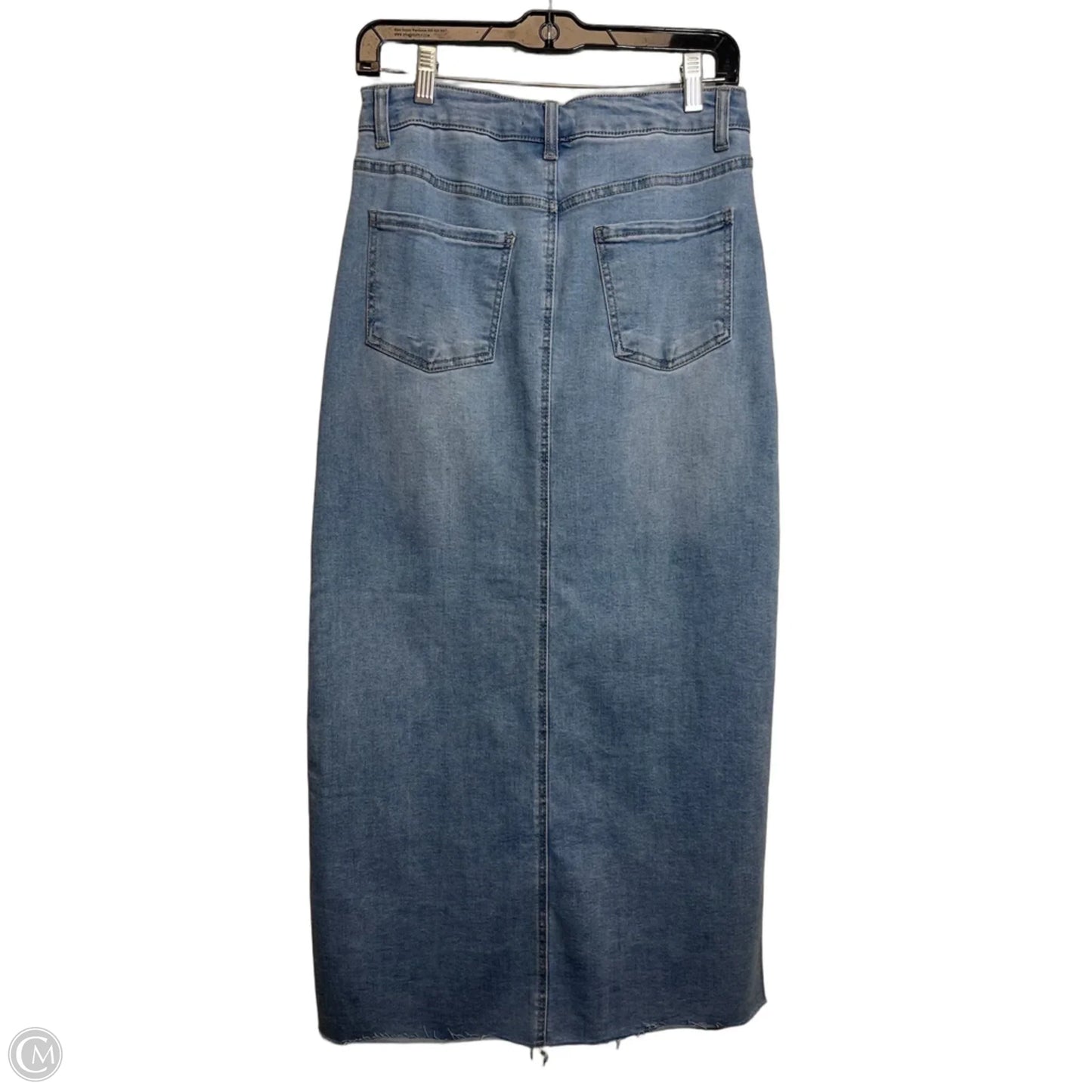 Skirt Maxi By Oat In Blue, Size: 6