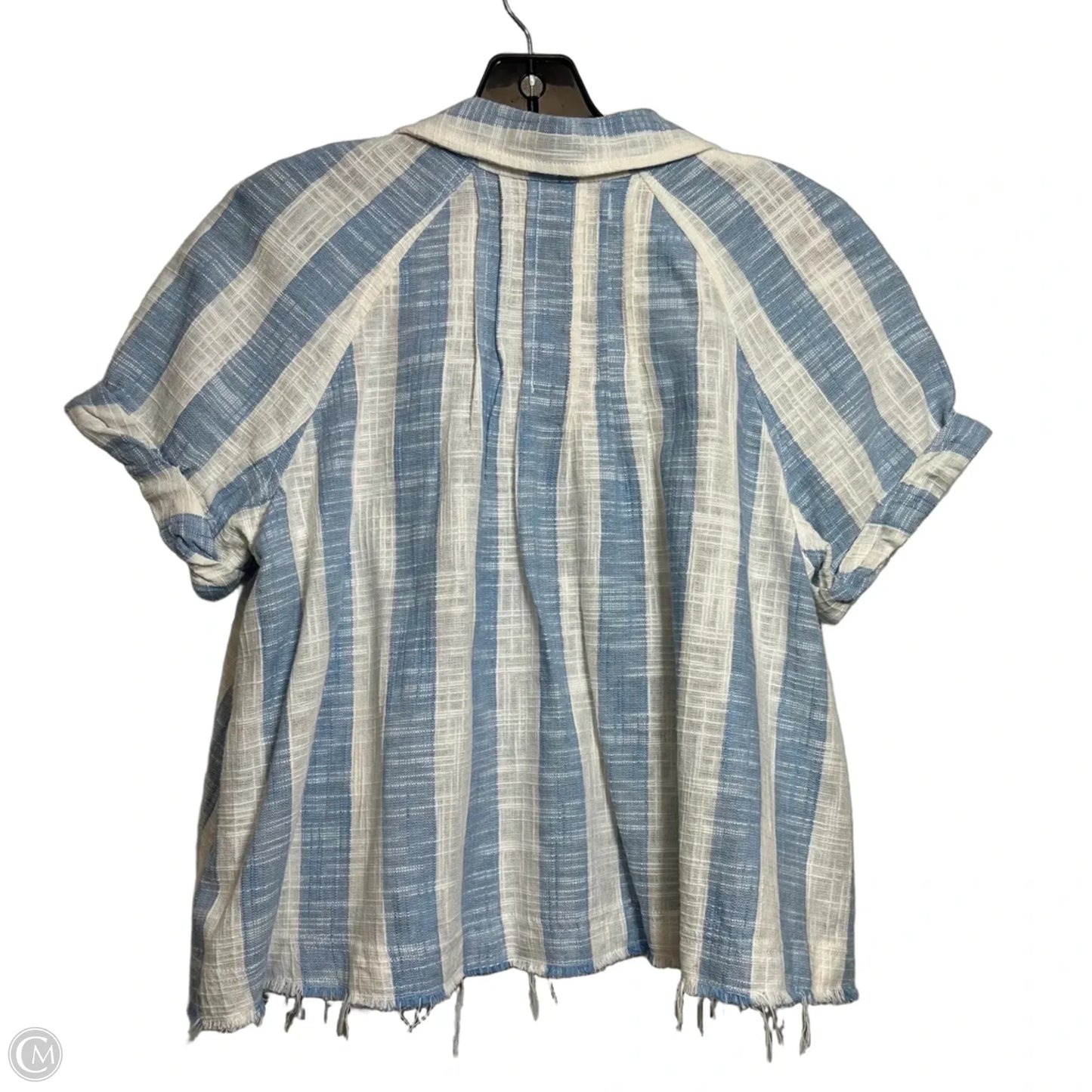 Top Short Sleeve By We The Free In Striped Pattern, Size: M