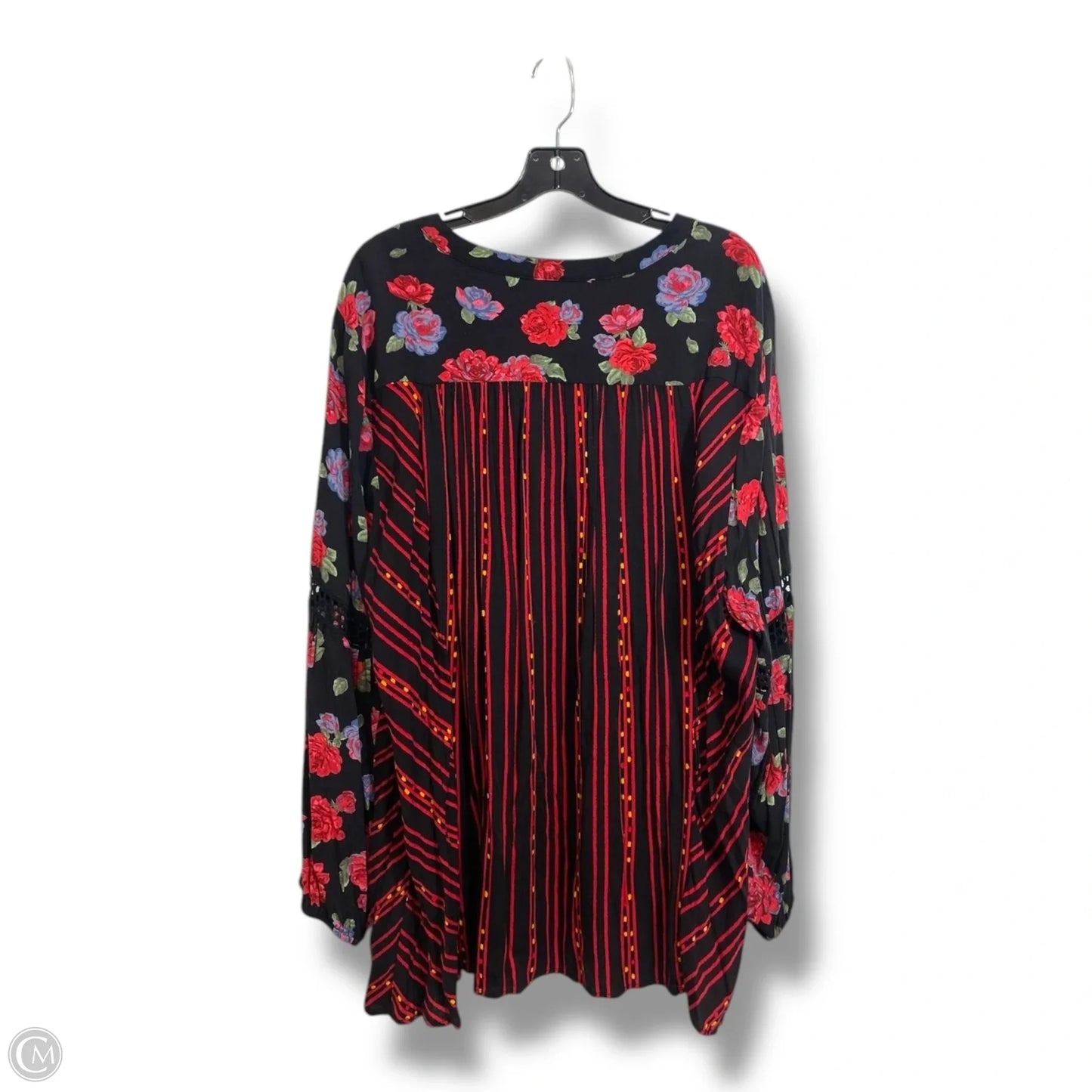 Top Long Sleeve By Clothes Mentor In Floral Print, Size: 3x