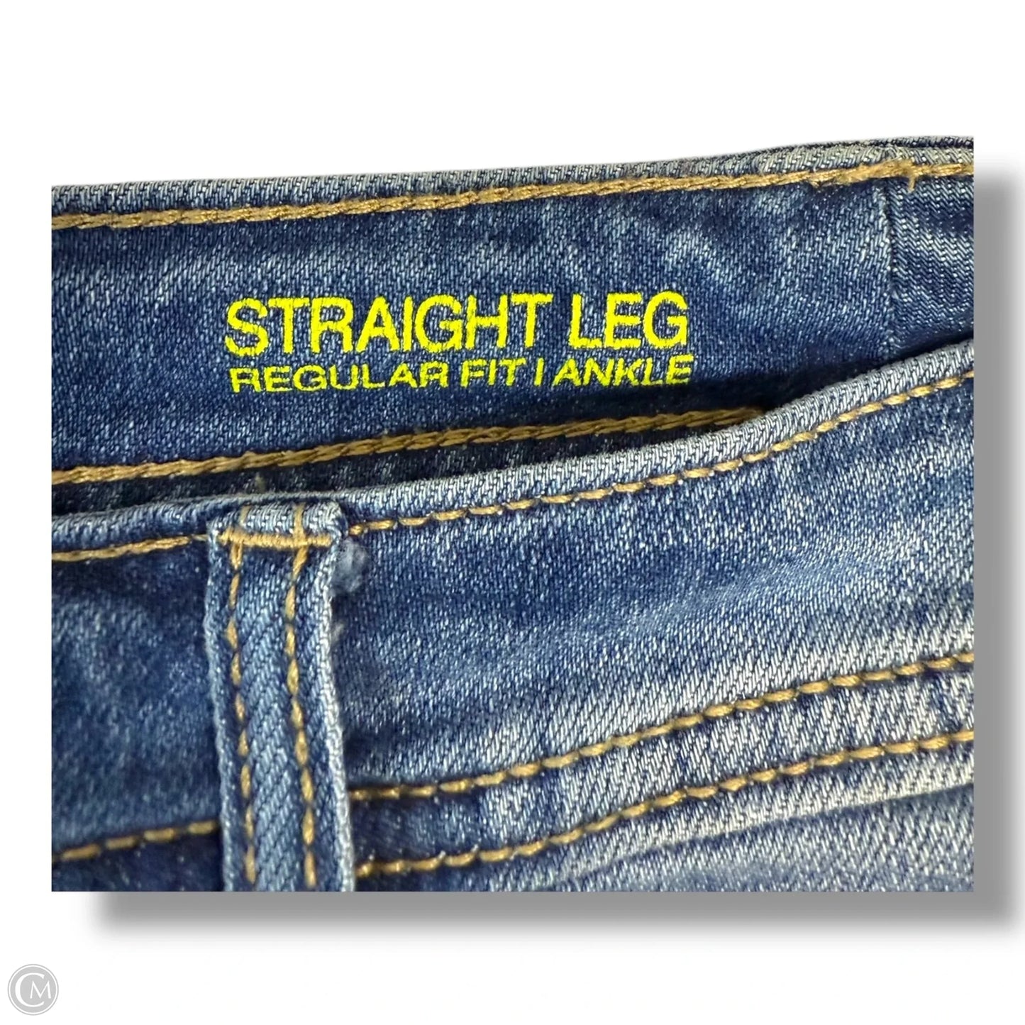 Jeans Straight By Inc In Blue Denim, Size: 6