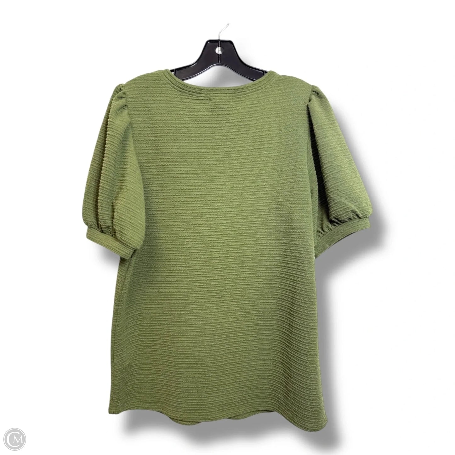 Top Short Sleeve By Cupio In Green, Size: L