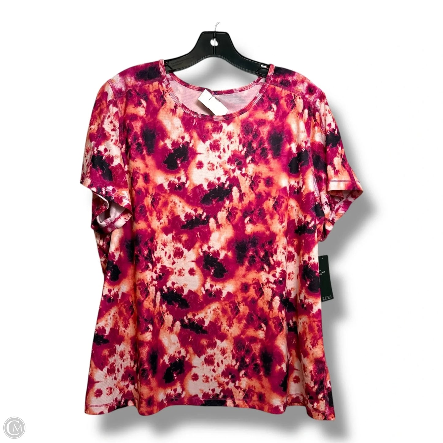 Top Short Sleeve By Ideology In Red, Size: 2x