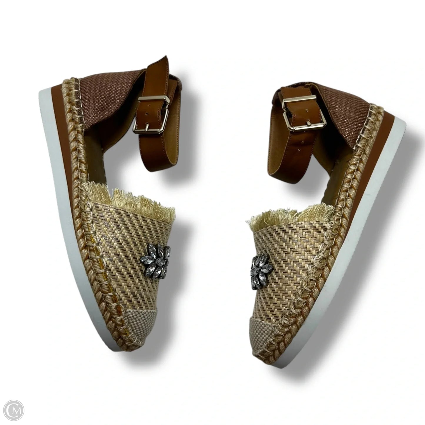 Sandals Flats By Crown Vintage In Tan, Size: 6