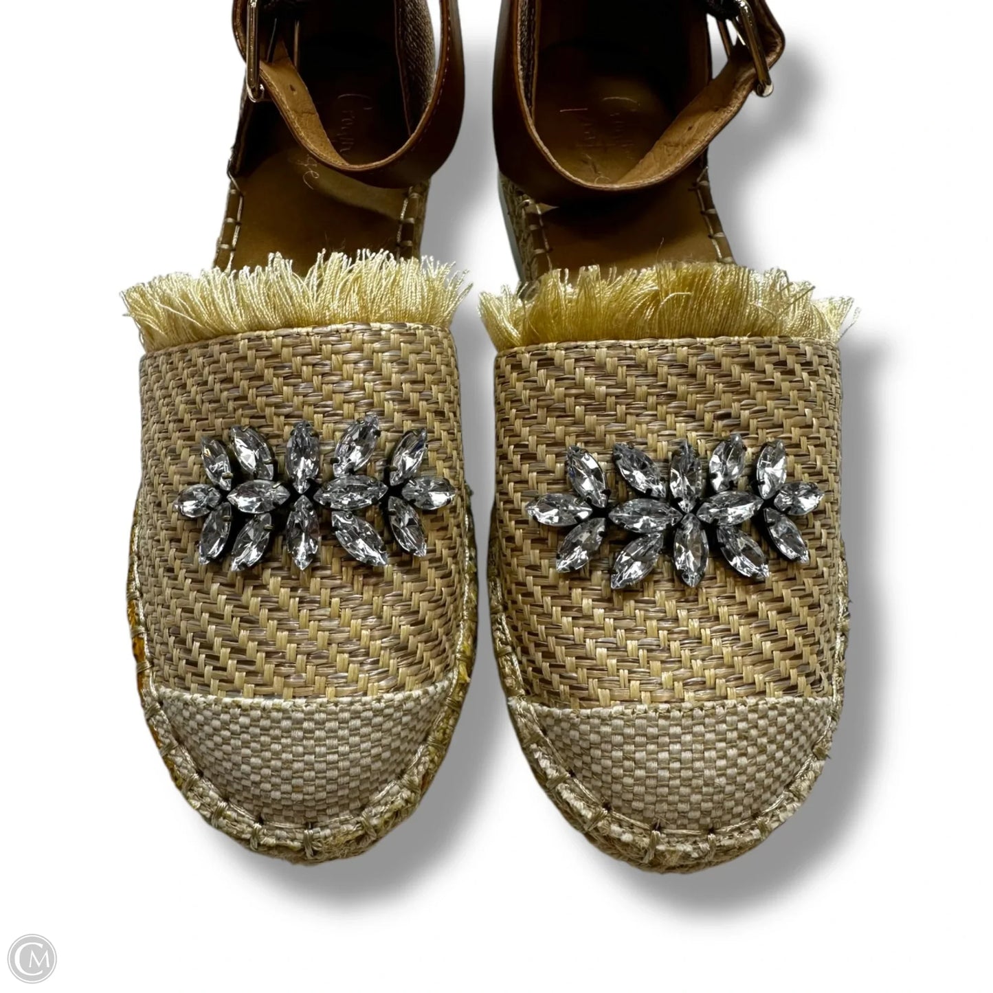 Sandals Flats By Crown Vintage In Tan, Size: 6