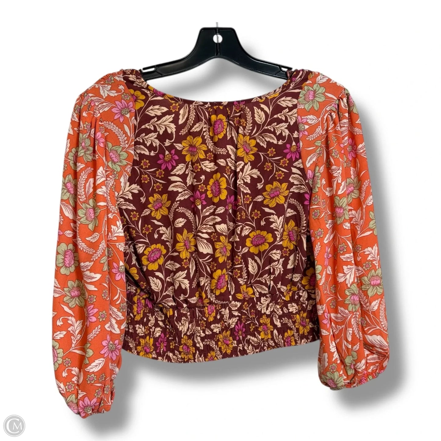Top Long Sleeve By Sienna Sky In Floral Print, Size: M