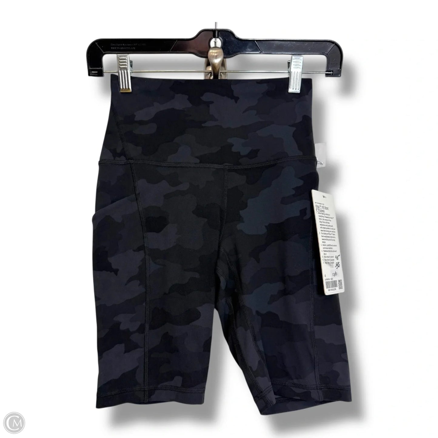 Athletic Shorts By Lululemon In Camouflage Print, Size: 4