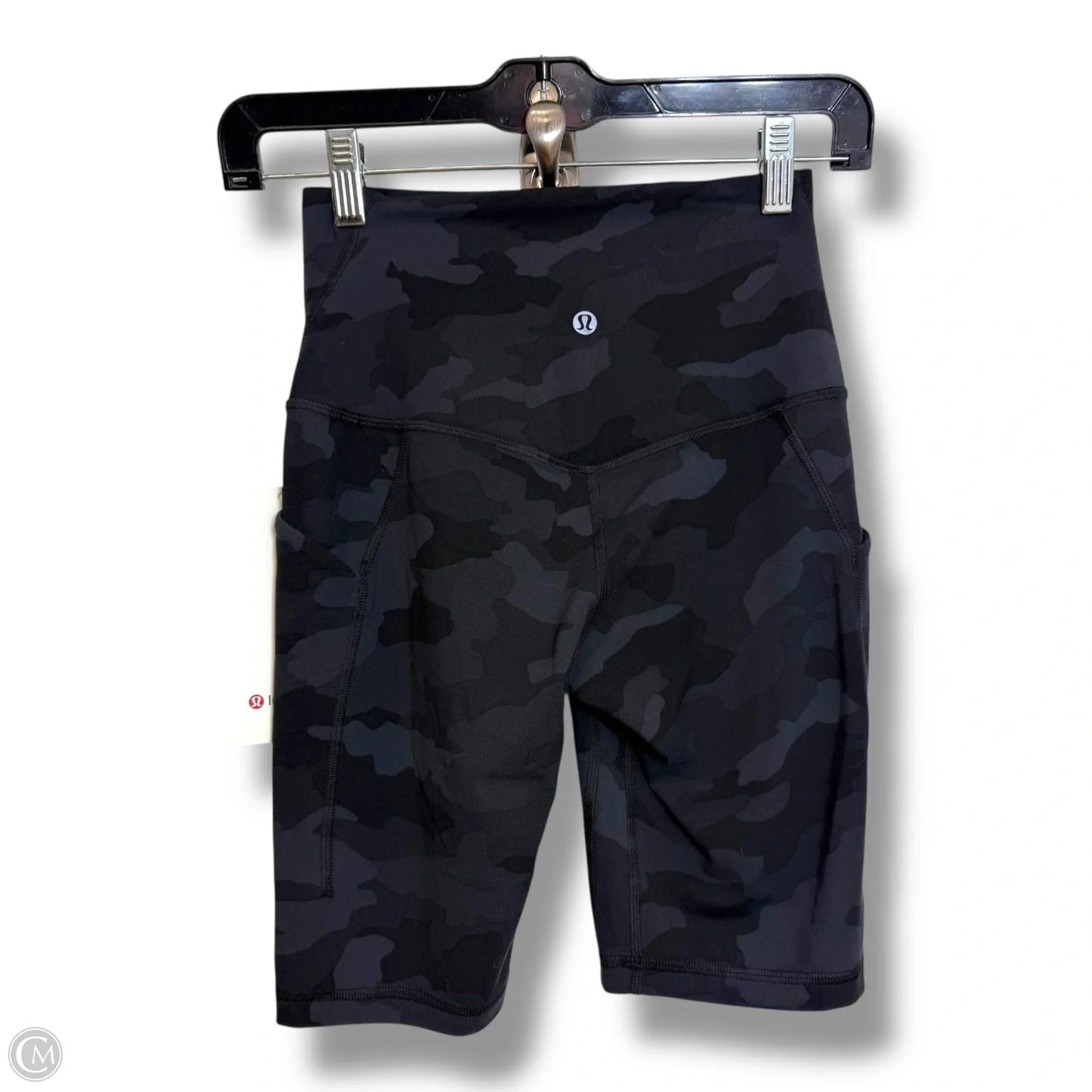 Athletic Shorts By Lululemon In Camouflage Print, Size: 4