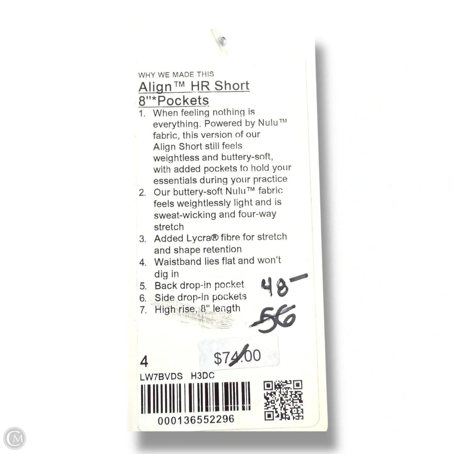 Athletic Shorts By Lululemon In Camouflage Print, Size: 4