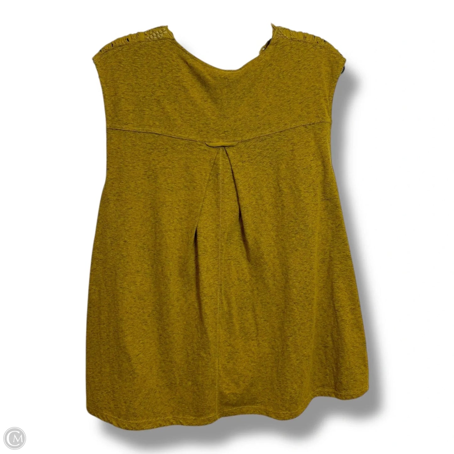 Top Sleeveless By Akemi And Kin In Chartreuse, Size: L