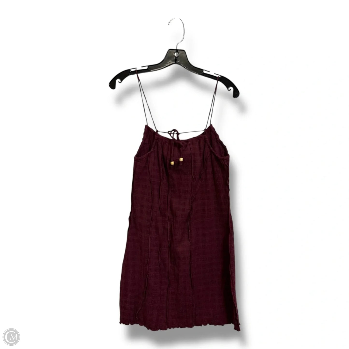 Tank Top By Free People In Maroon, Size: L