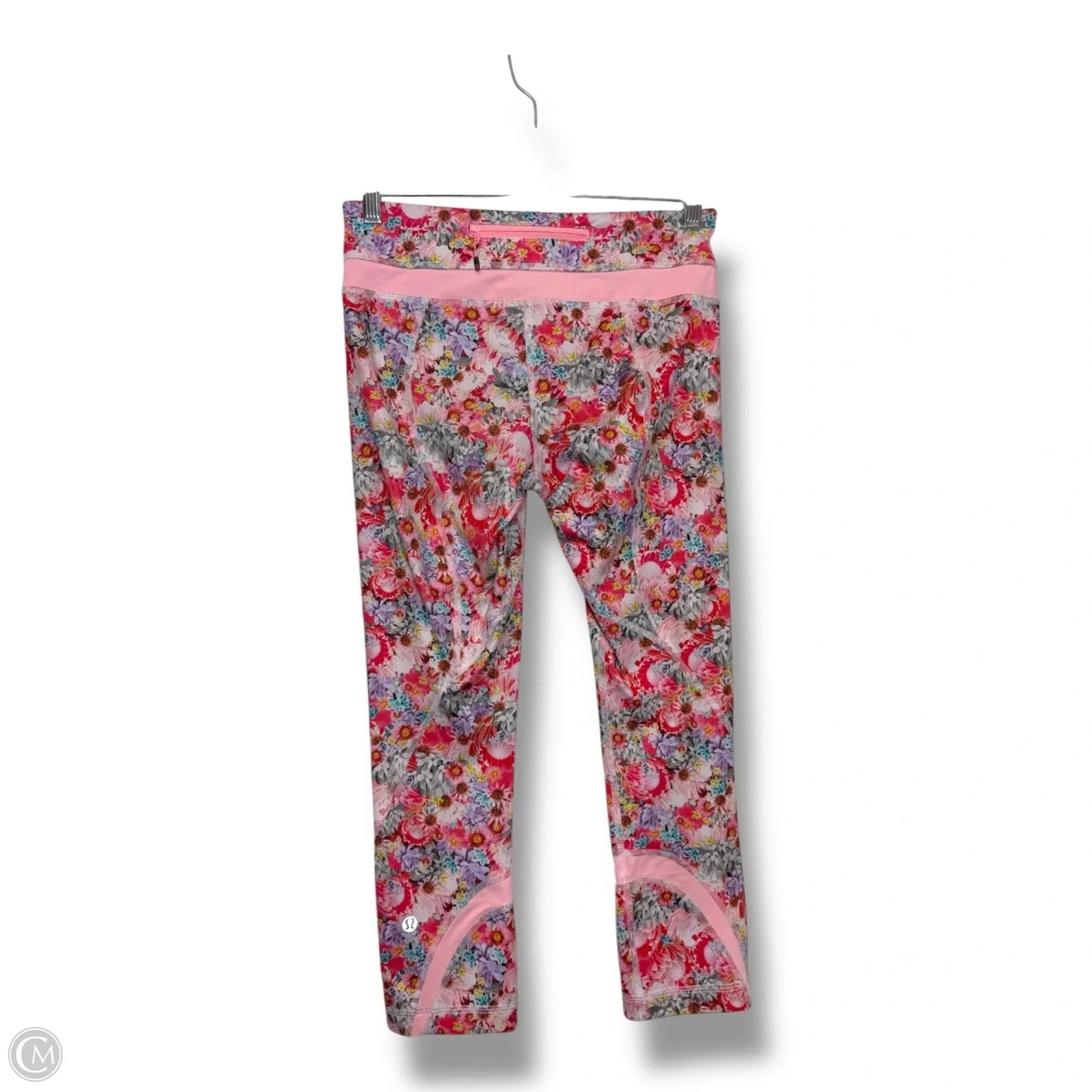 Athletic Leggings By Lululemon In Floral Print, Size: 4