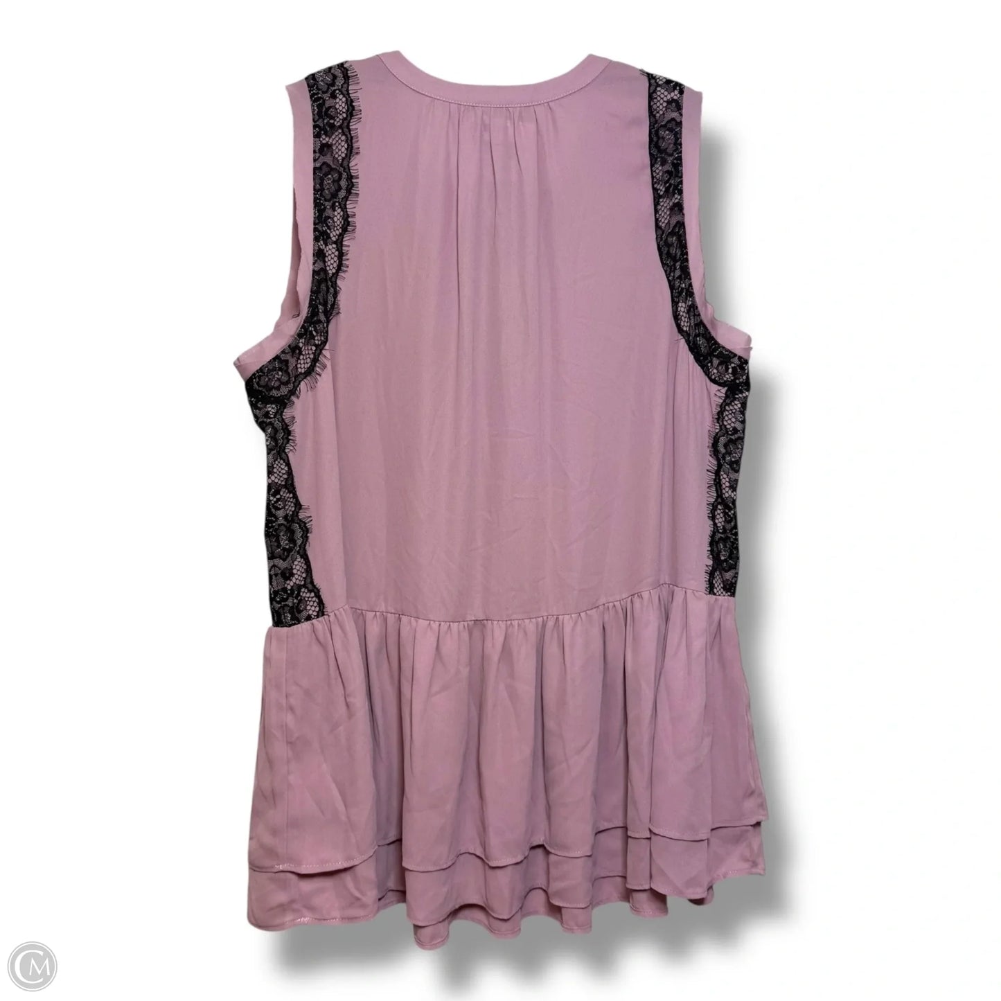Top Sleeveless By Lane Bryant In Mauve, Size: 1x