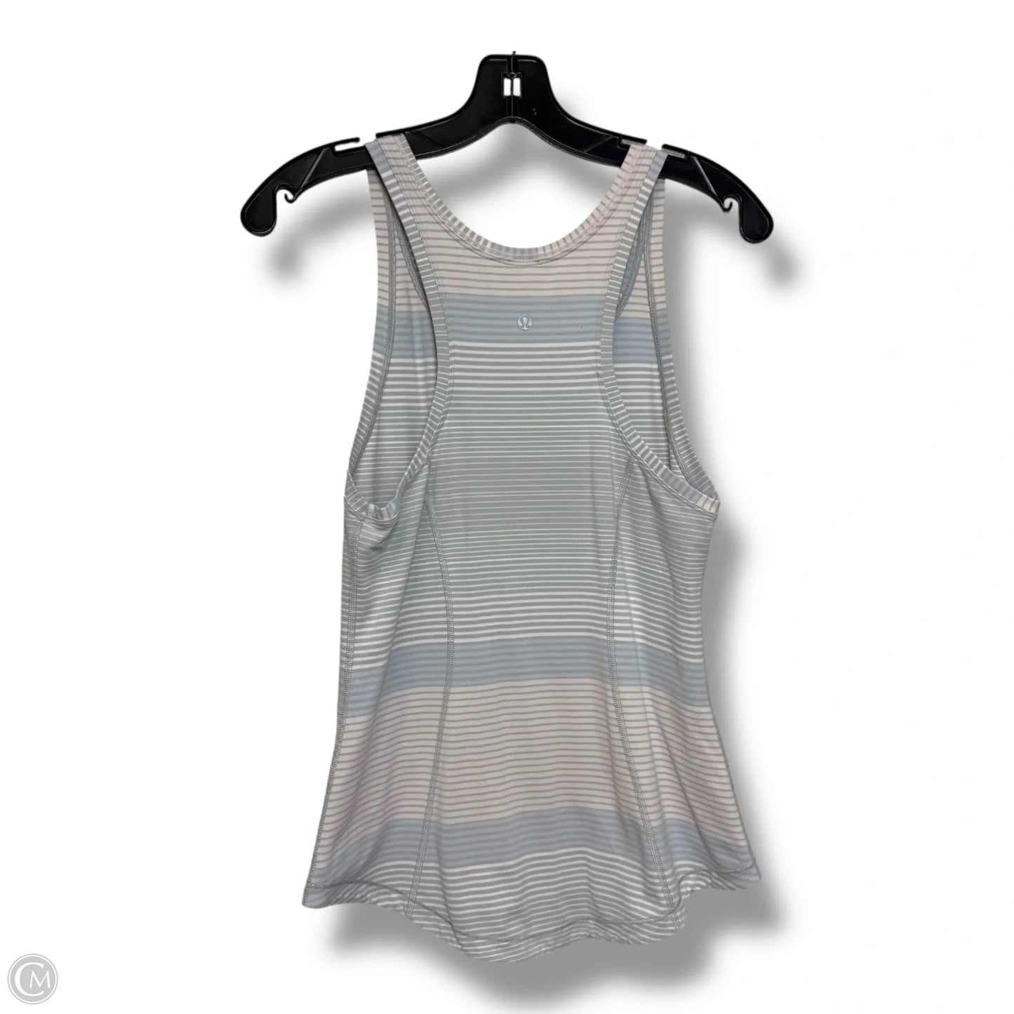 Athletic Tank Top By Lululemon In Striped Pattern, Size: 6