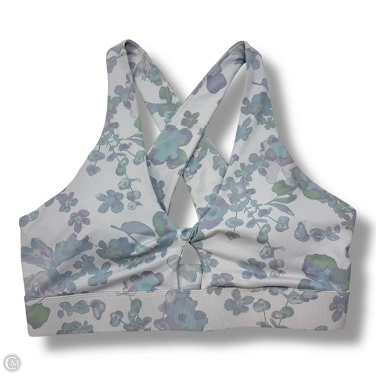 Athletic Bra By Fabletics In Floral Print, Size: Xl
