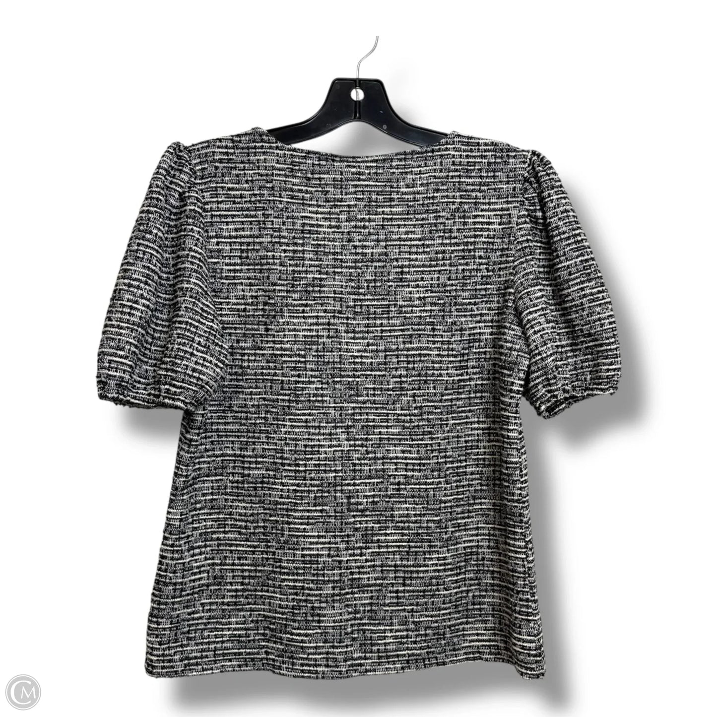 Top Short Sleeve By Ann Taylor In Black, Size: Mp