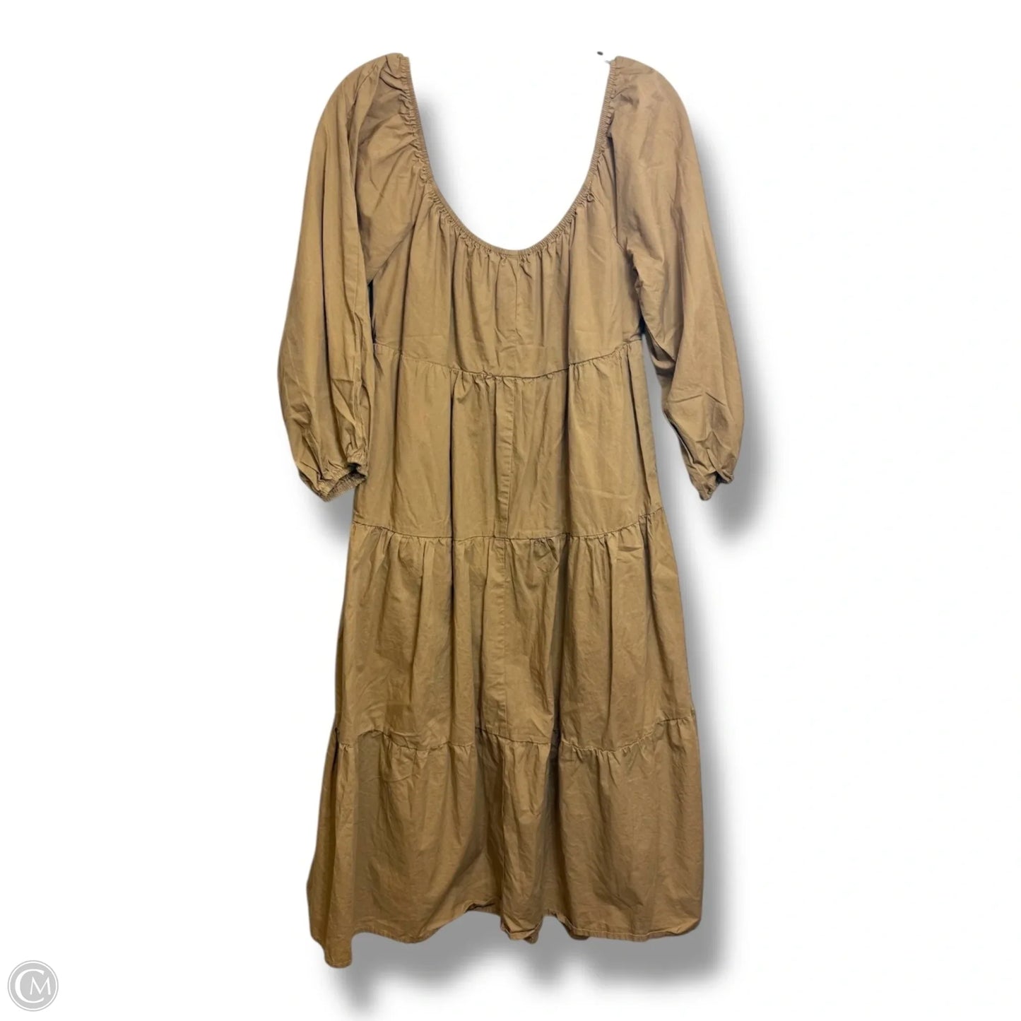 Dress Casual Midi By Hyfve In Tan, Size: S