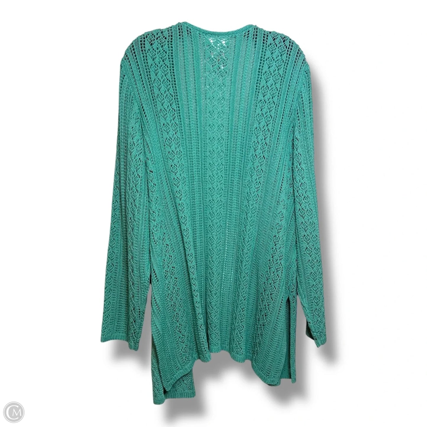Cardigan By Skyes The Limit In Teal, Size: 2x