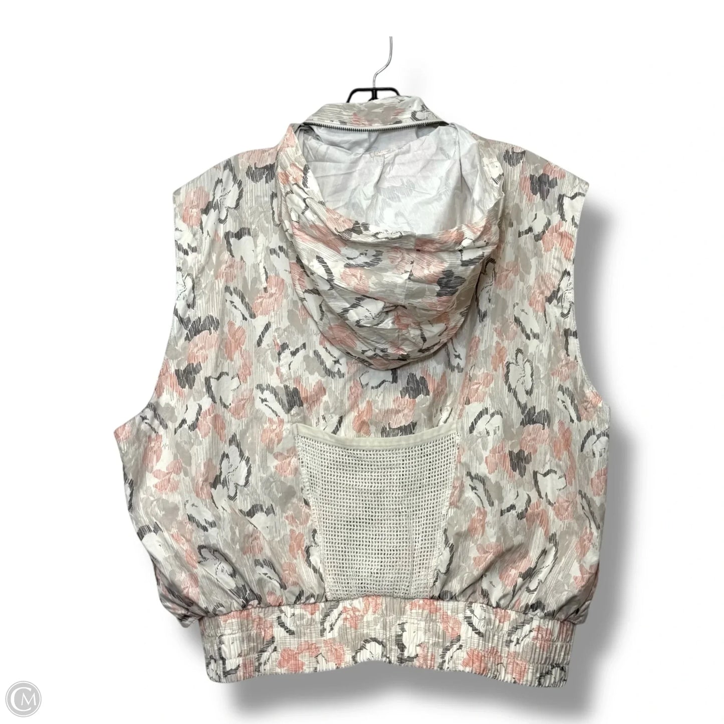 Vest with packable hood By Free People In Ivory, Size: L