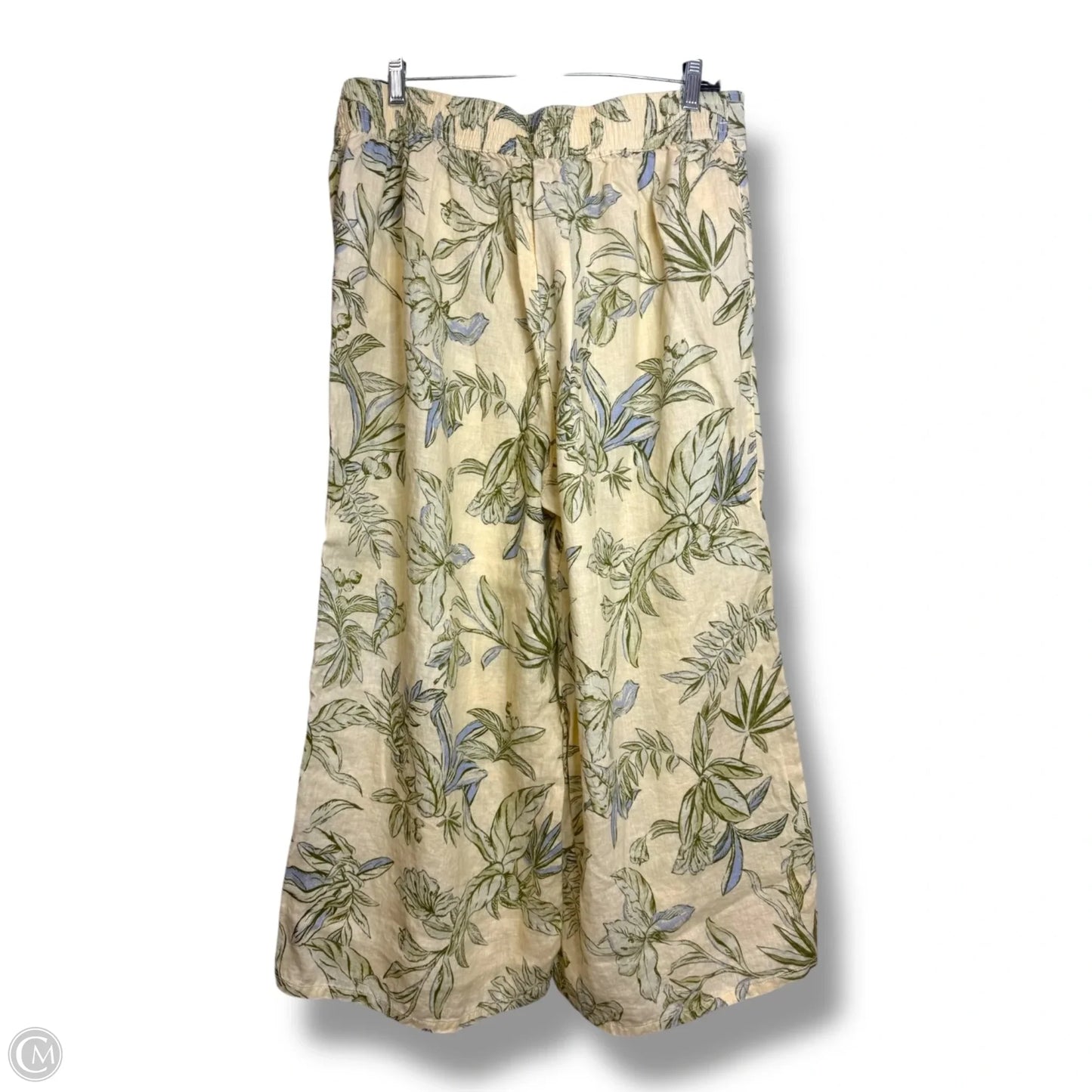 Capris By Tahari By Arthur Levine In Yellow, Size: Xl
